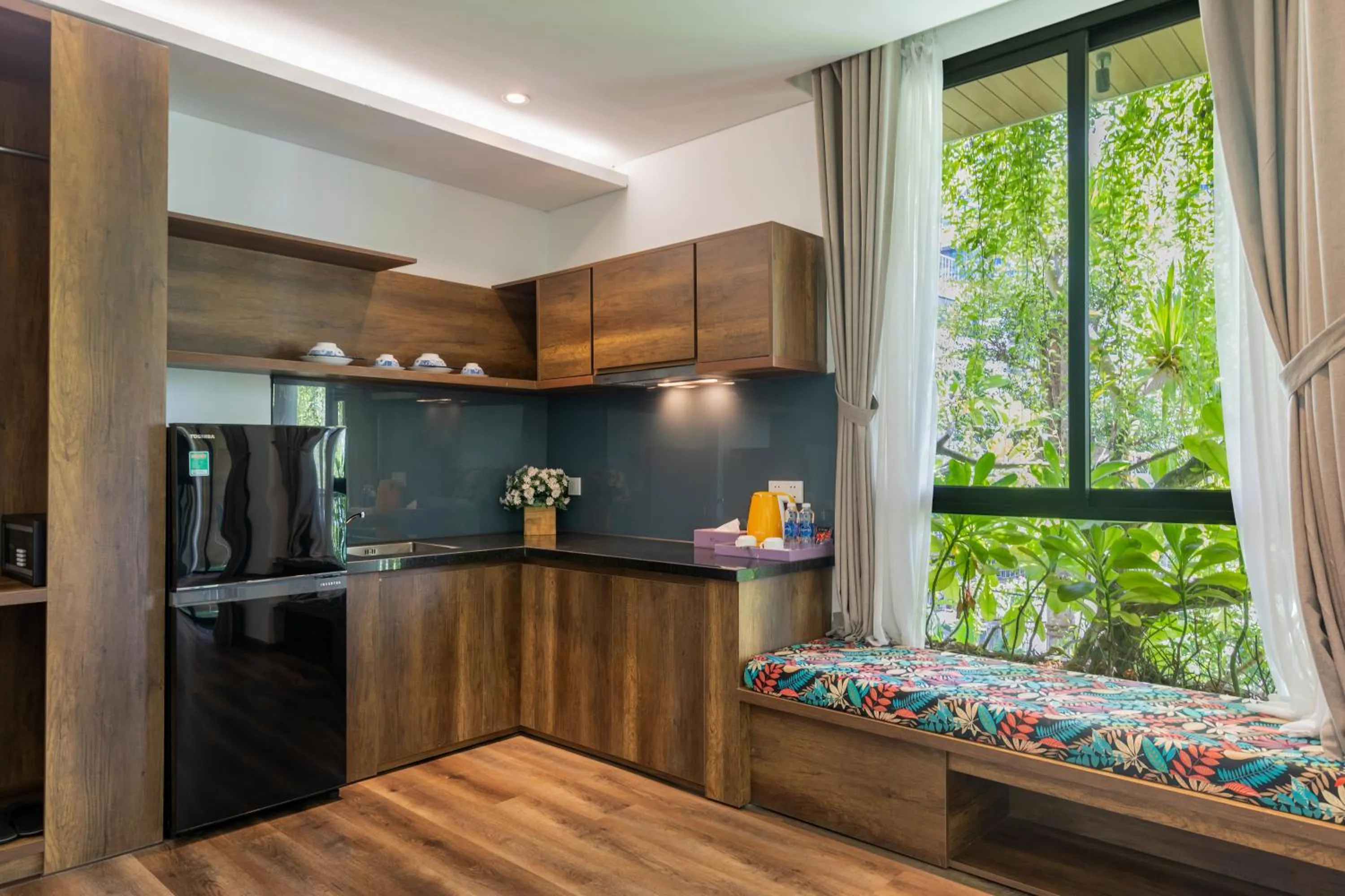 Kitchen or kitchenette in K House Apartment Danang Beach