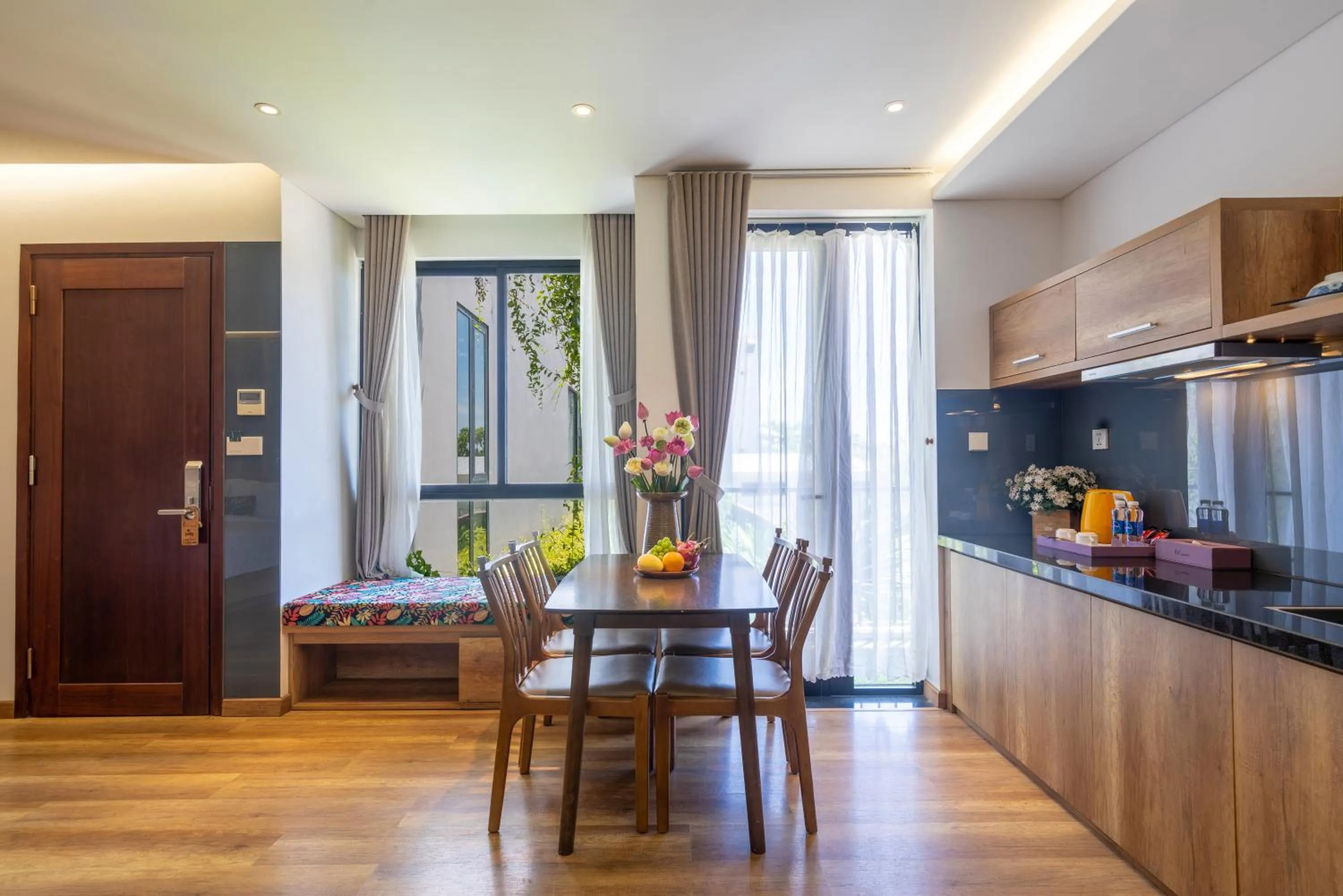 Dining area in K House Apartment Danang Beach