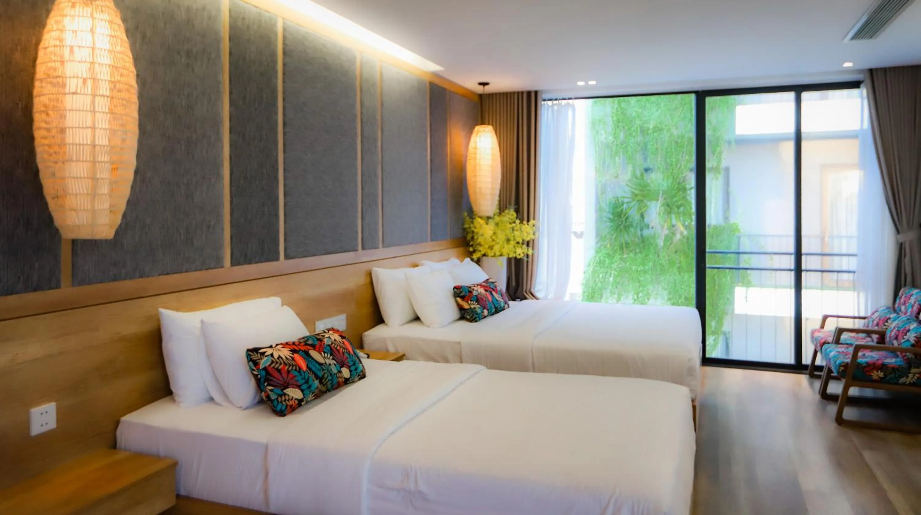 Bed in K House Apartment Danang Beach