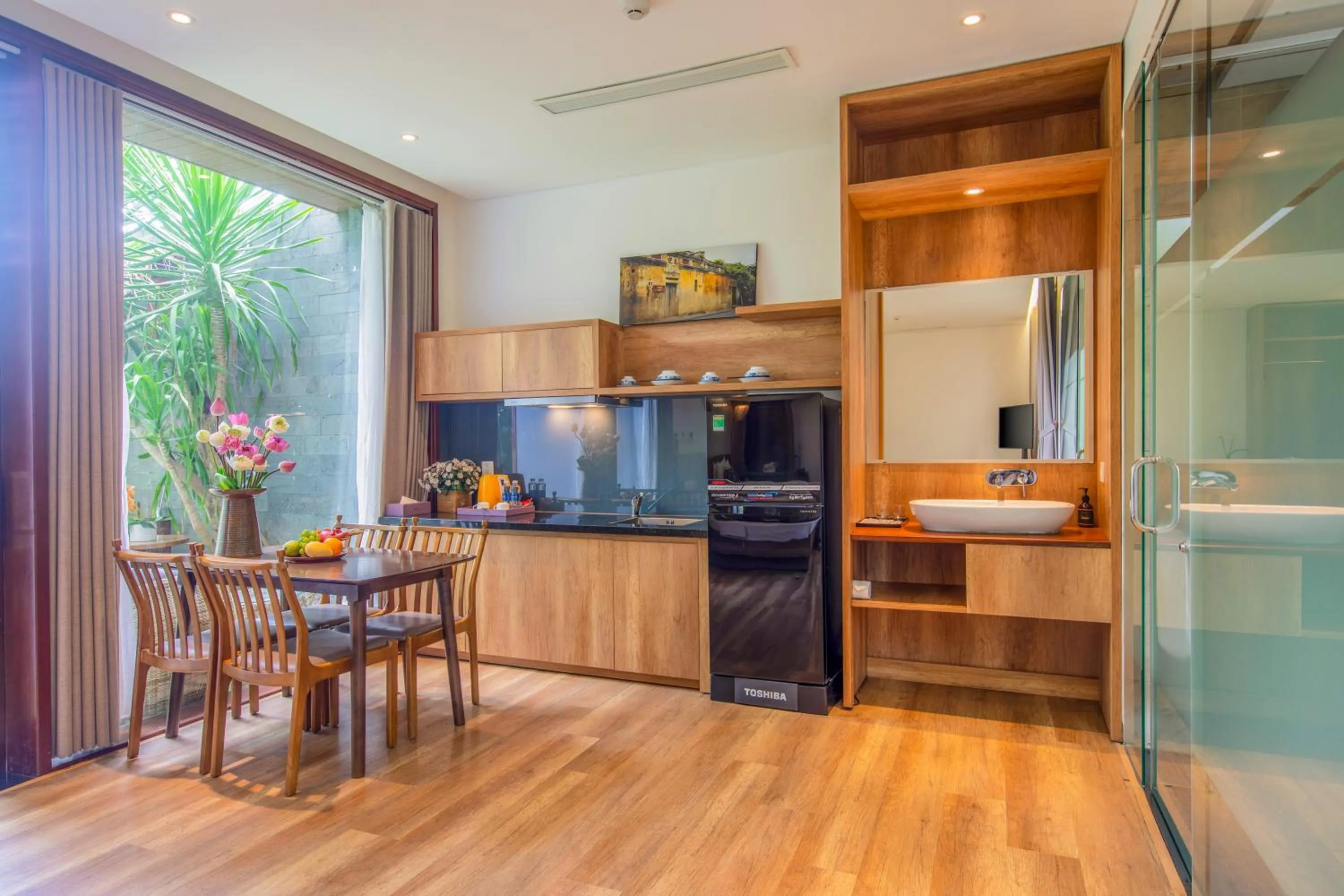 Kitchen or kitchenette in K House Apartment Danang Beach