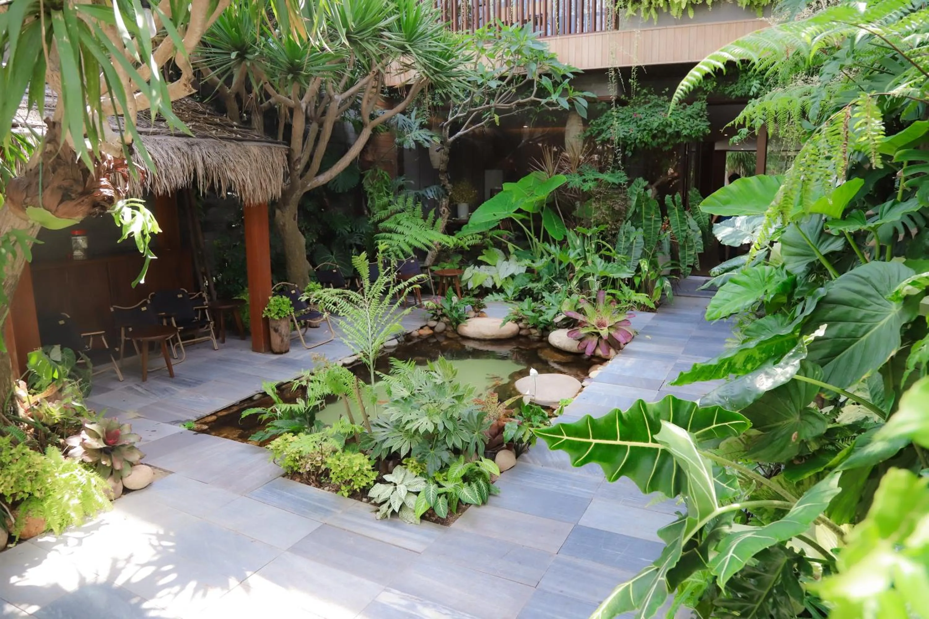 Garden in K House Apartment Danang Beach