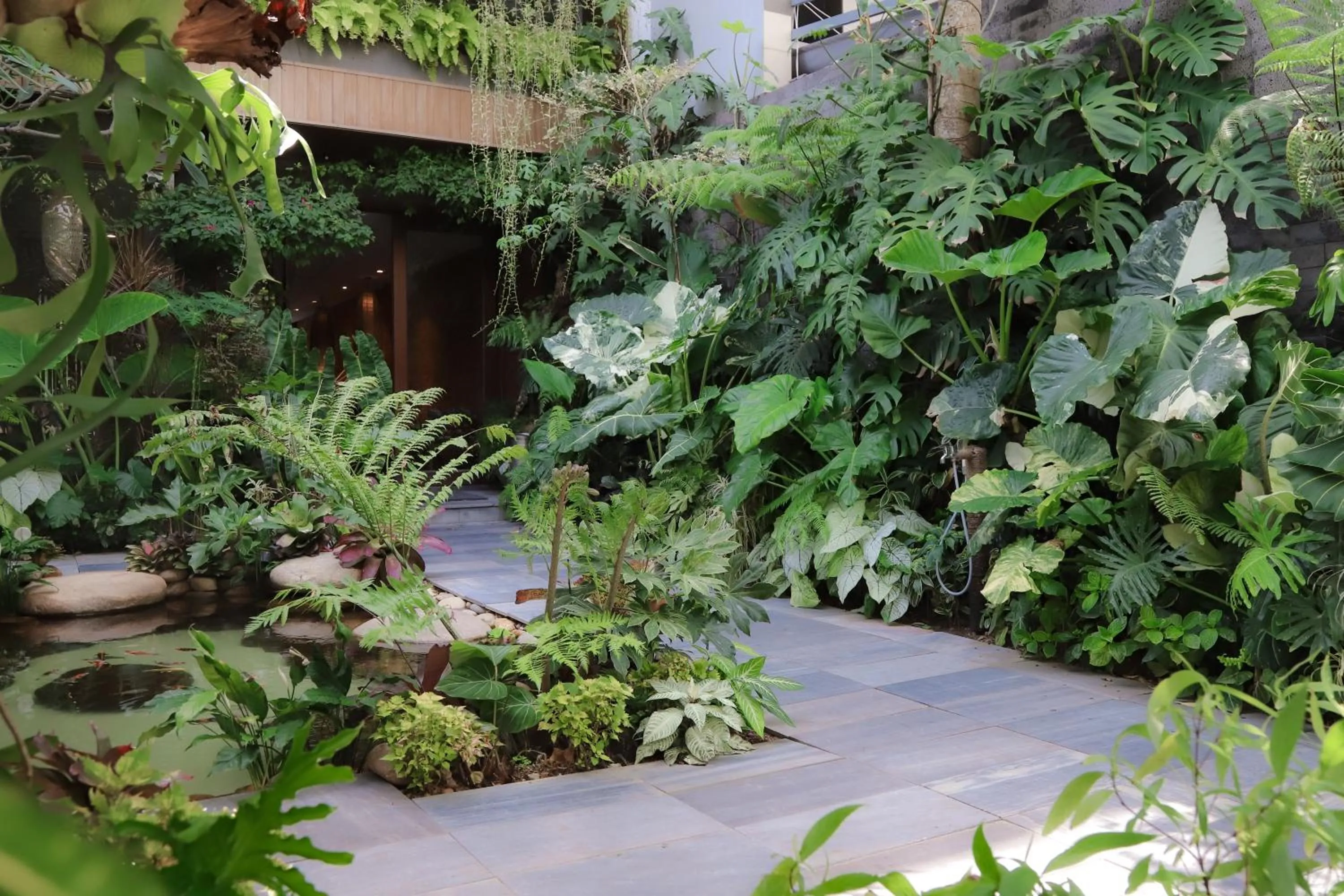 Garden in K House Apartment Danang Beach