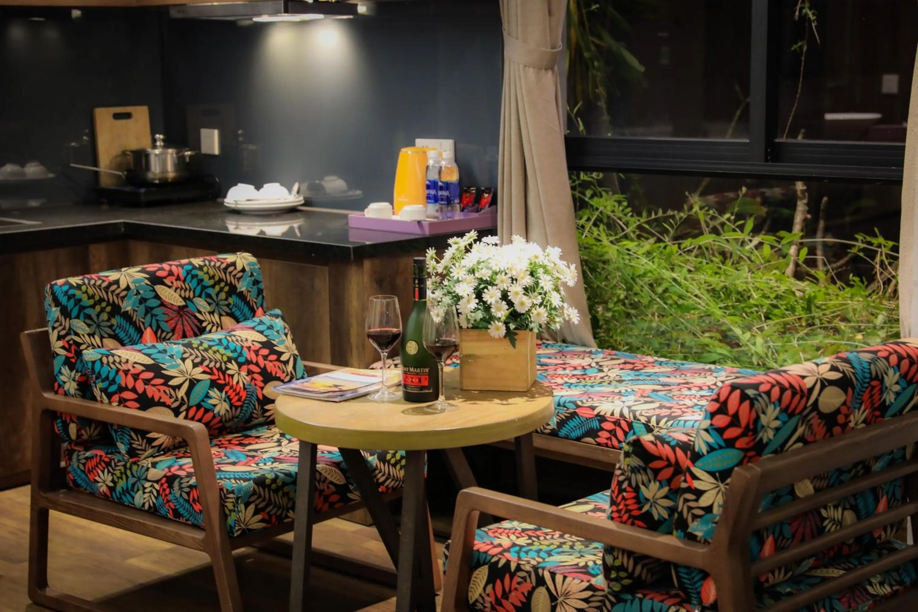 Seating area in K House Apartment Danang Beach