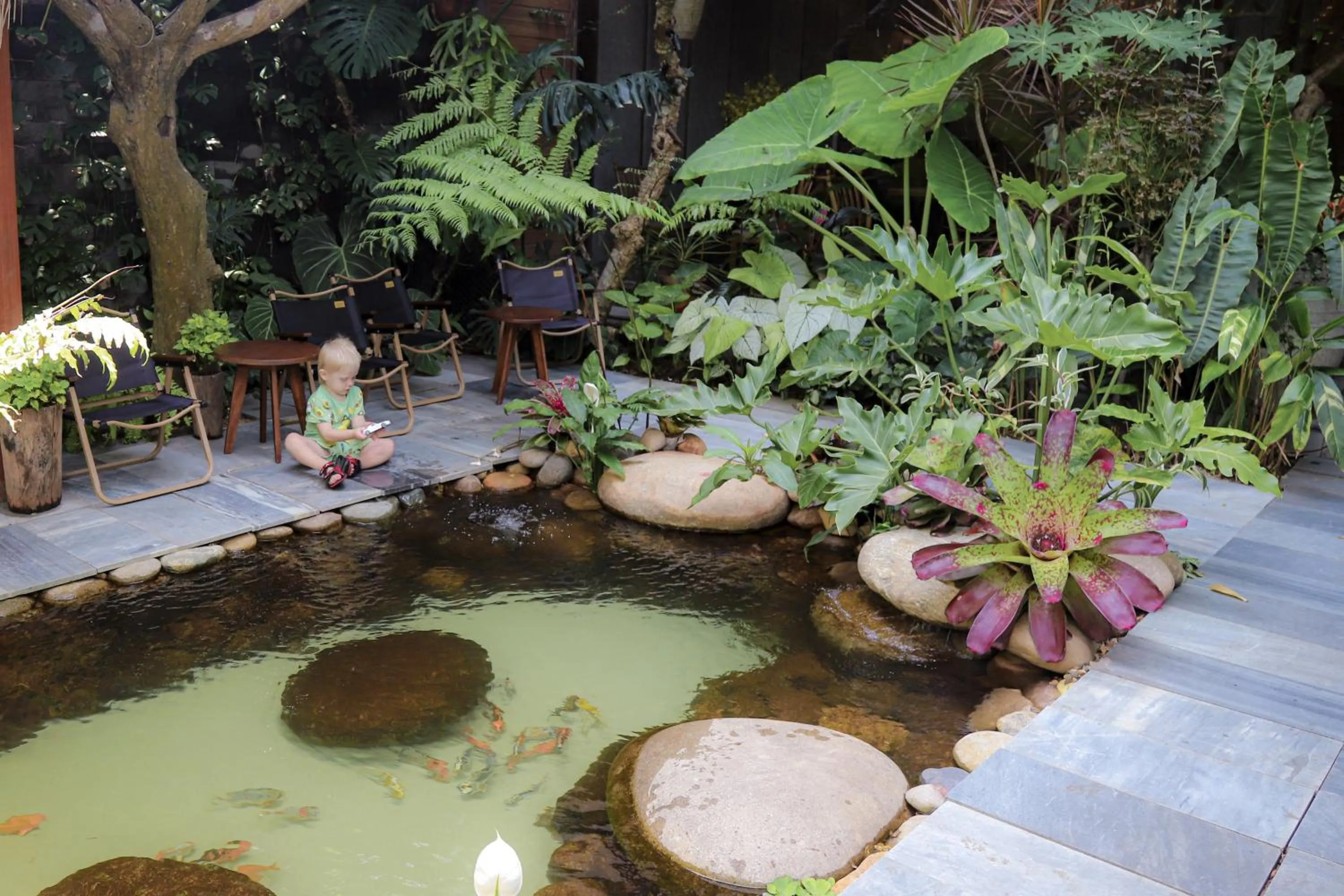 Garden in K House Apartment Danang Beach