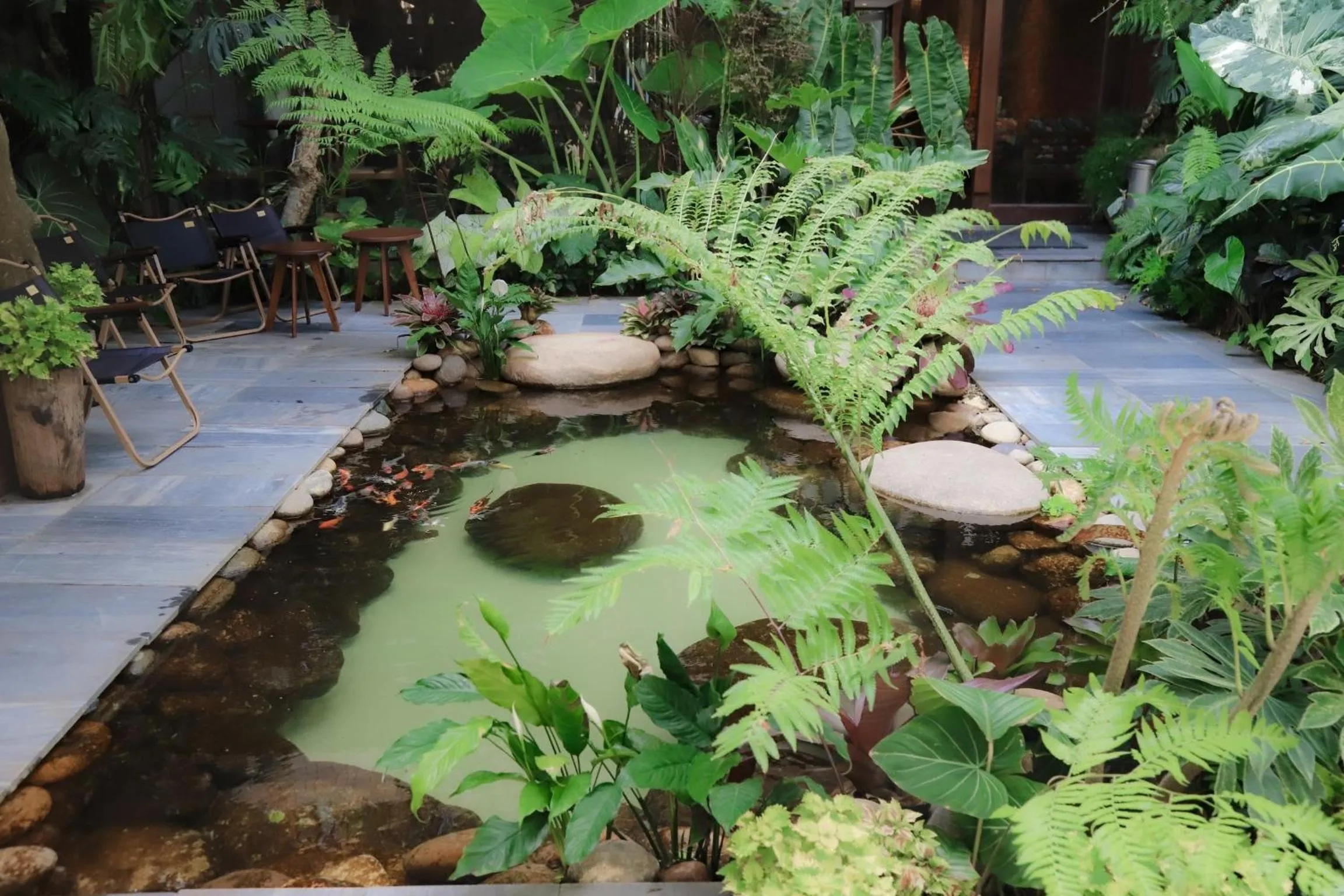 Garden in K House Apartment Danang Beach