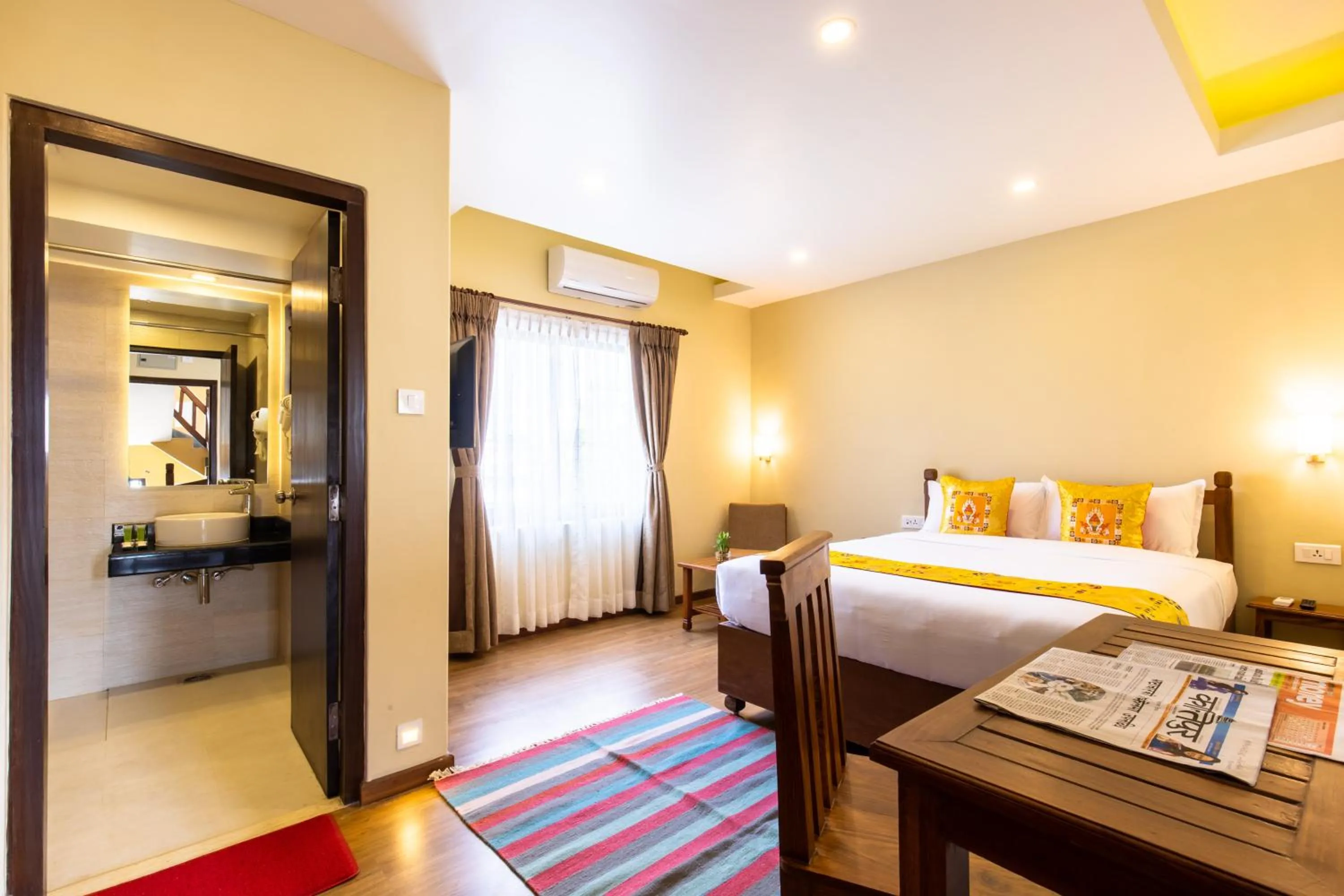 Photo of the whole room, Bed in Hotel Mala Pokhara