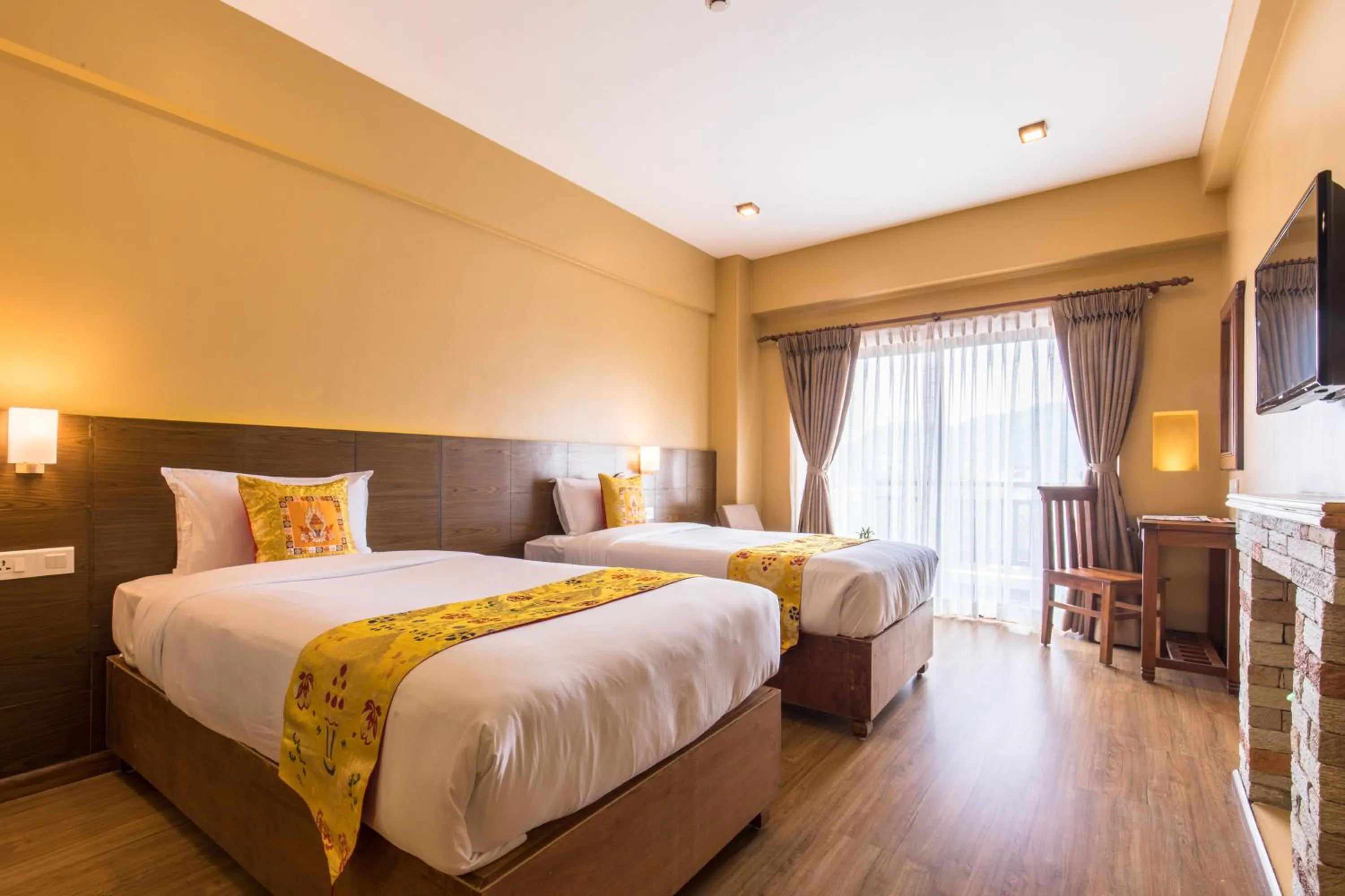 Photo of the whole room, Bed in Hotel Mala Pokhara