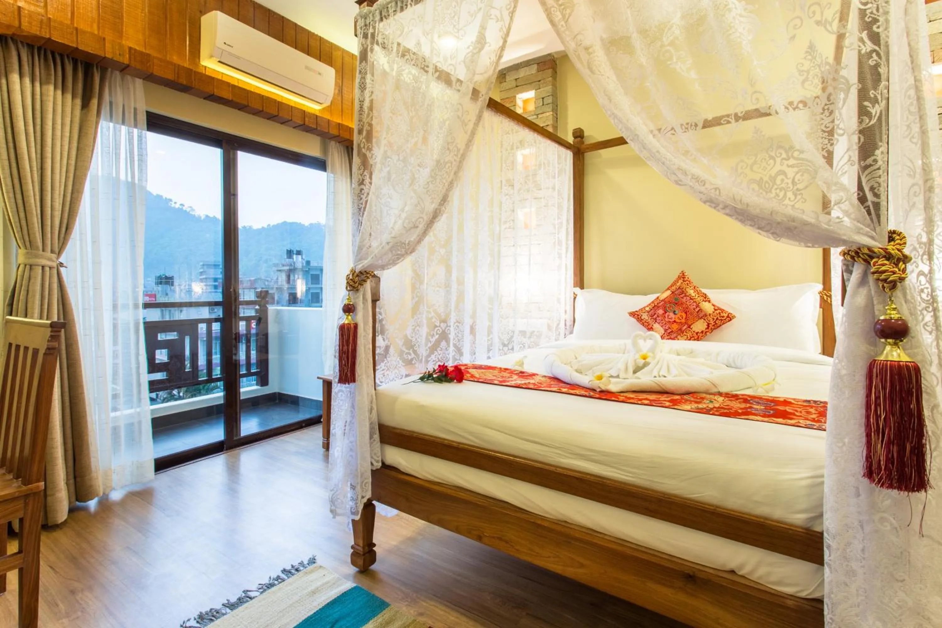 Photo of the whole room, Bed in Hotel Mala Pokhara