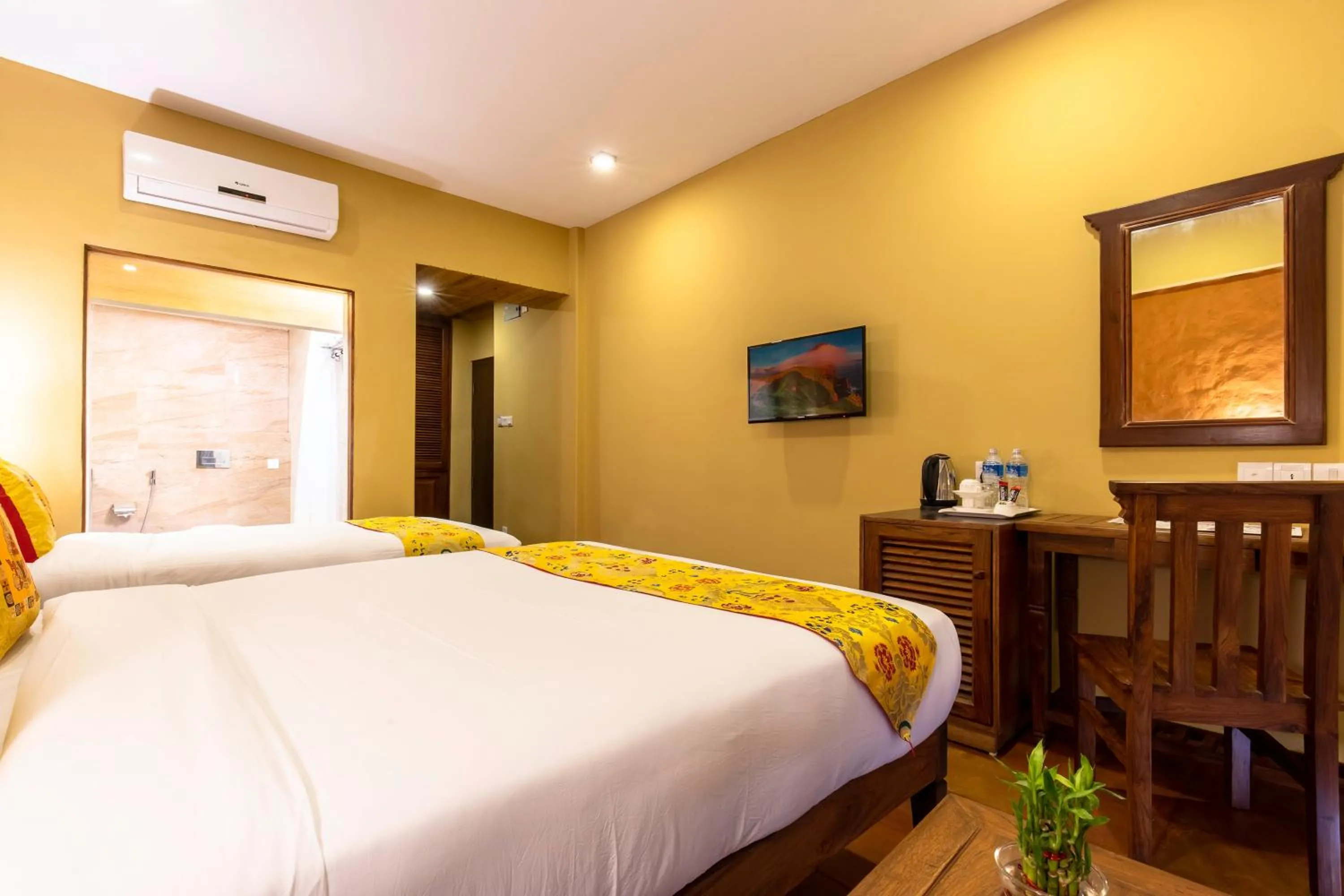 Photo of the whole room, Bed in Hotel Mala Pokhara