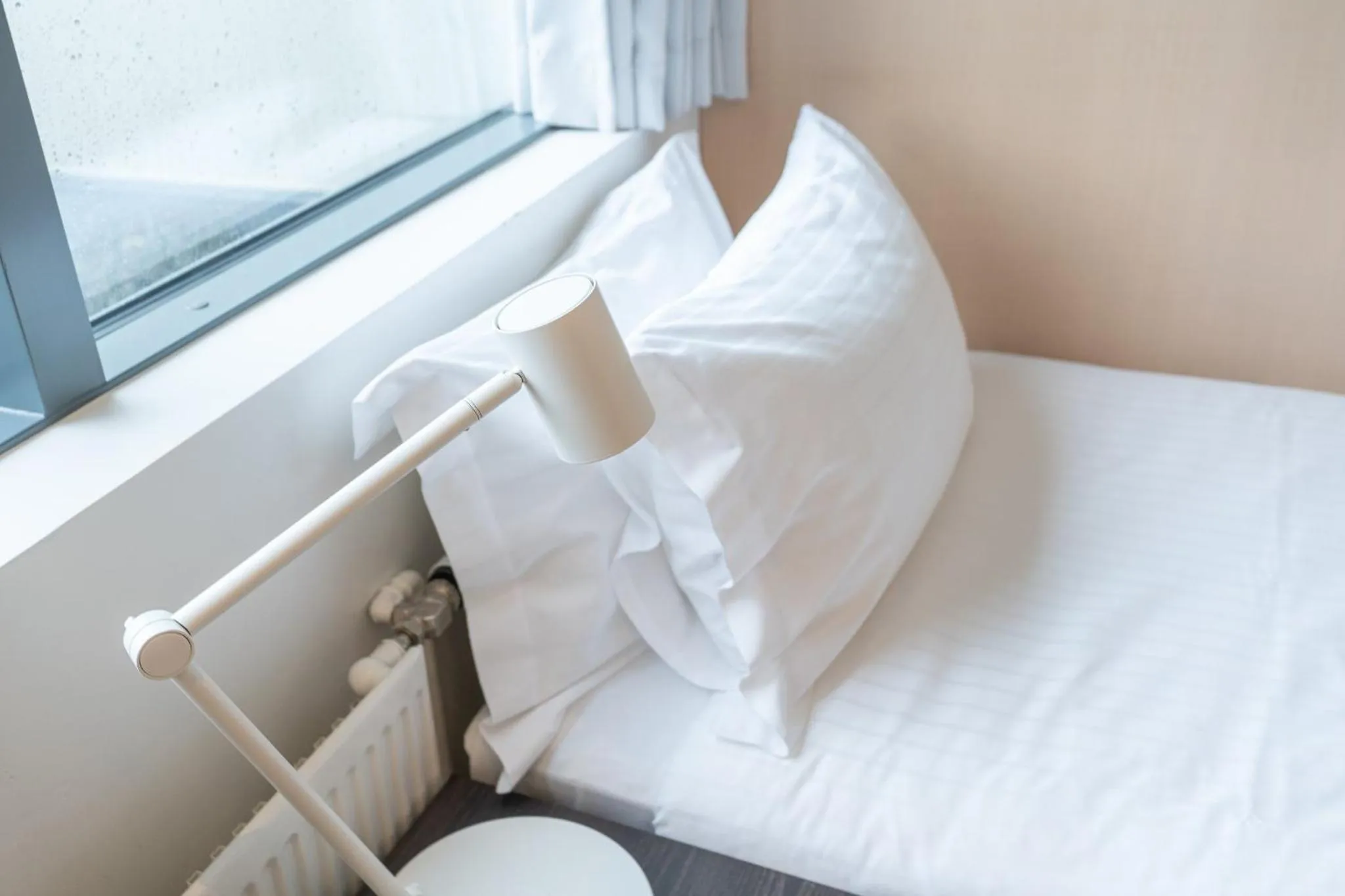 Bedroom, Bed in Reykjavik Lights Hotel by Keahotels