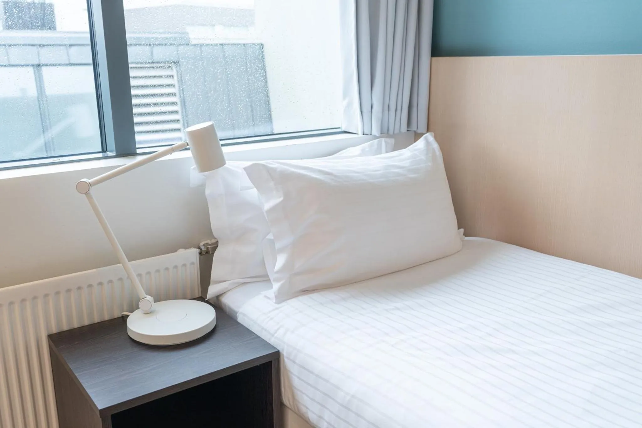 Bedroom, Bed in Reykjavik Lights Hotel by Keahotels