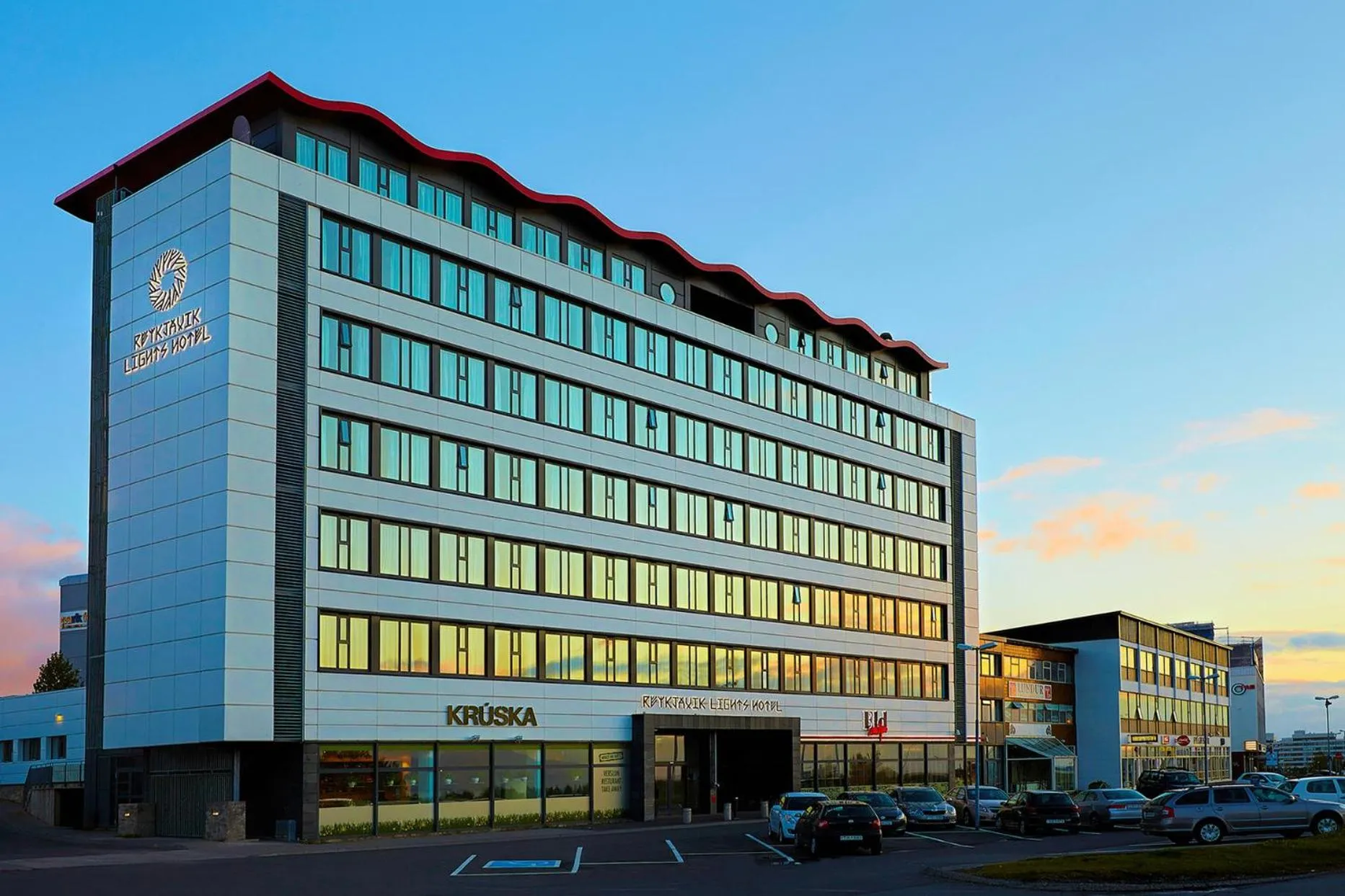 Facade/entrance in Reykjavik Lights Hotel by Keahotels