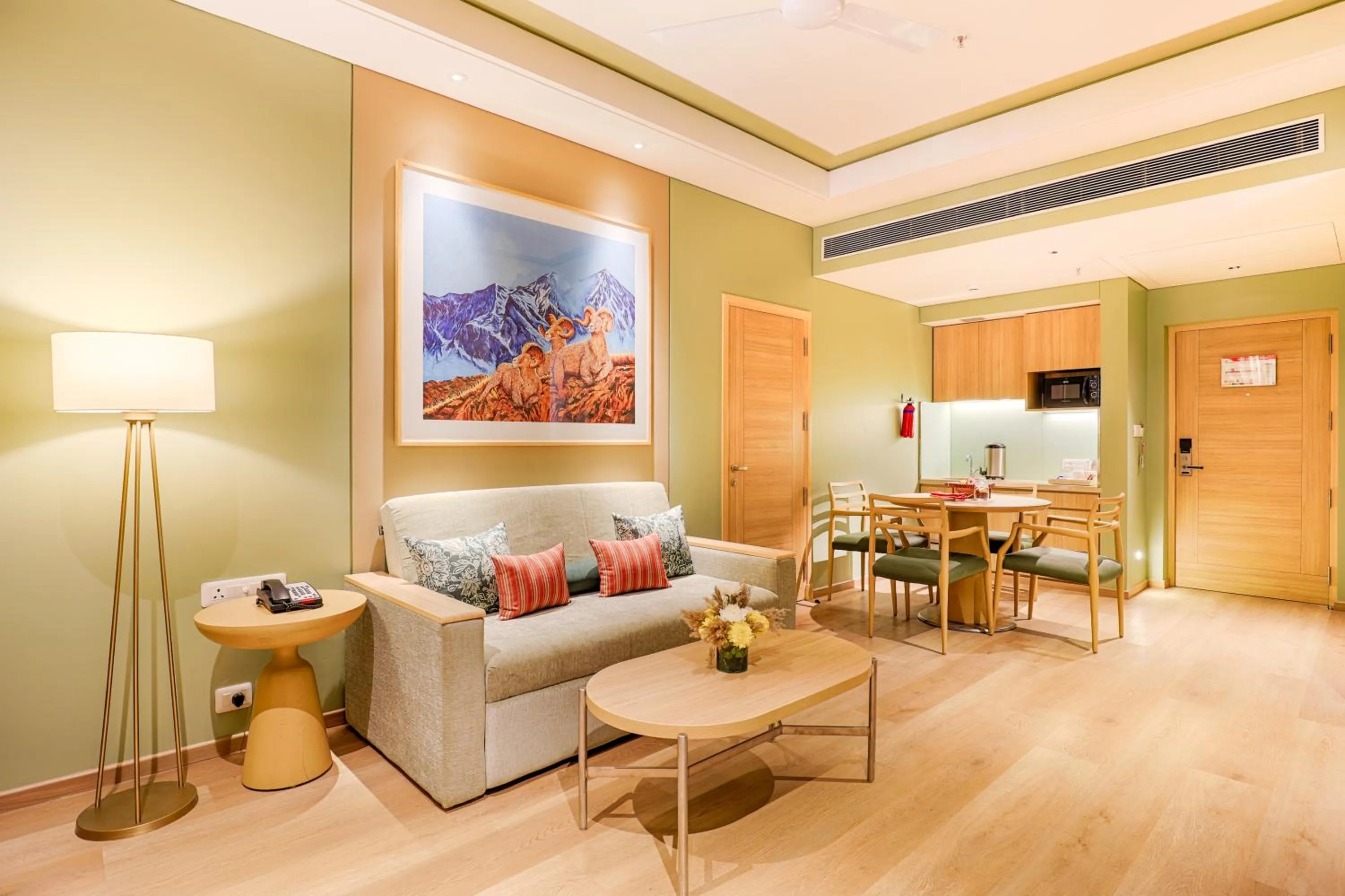 Kitchen or kitchenette in Club Mahindra Kandaghat