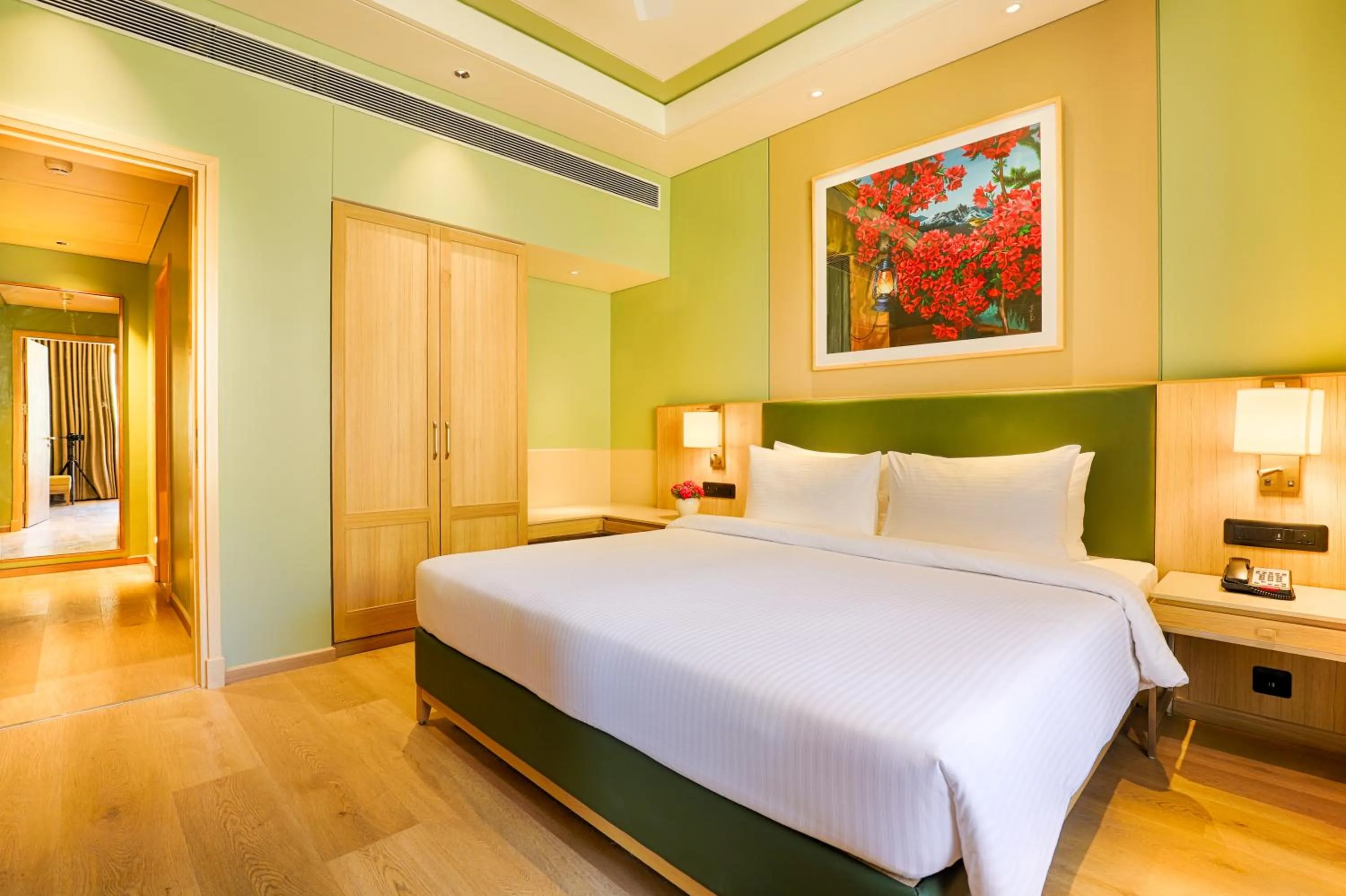 Bed in Club Mahindra Kandaghat