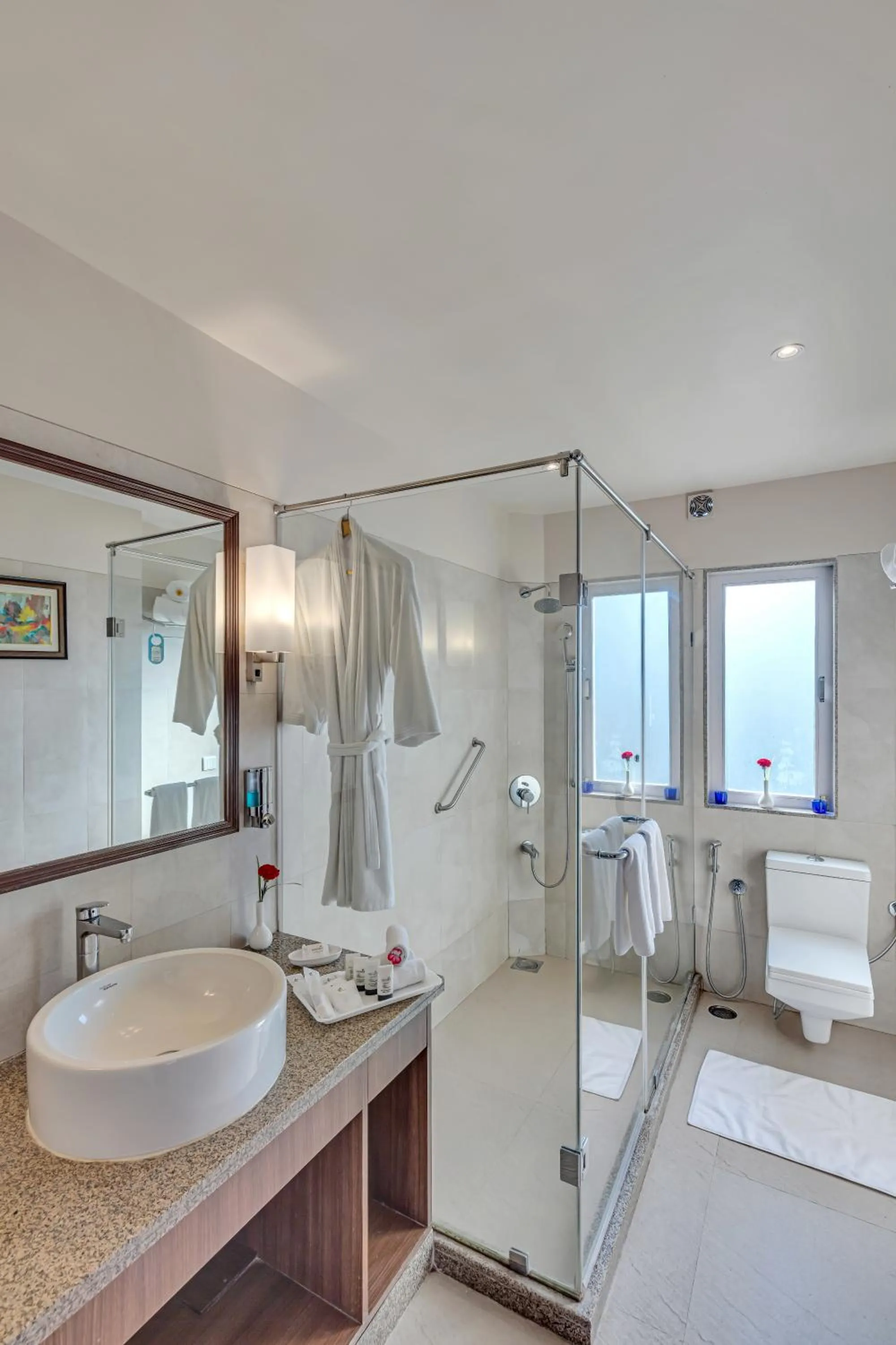 Bathroom in Club Mahindra Kandaghat