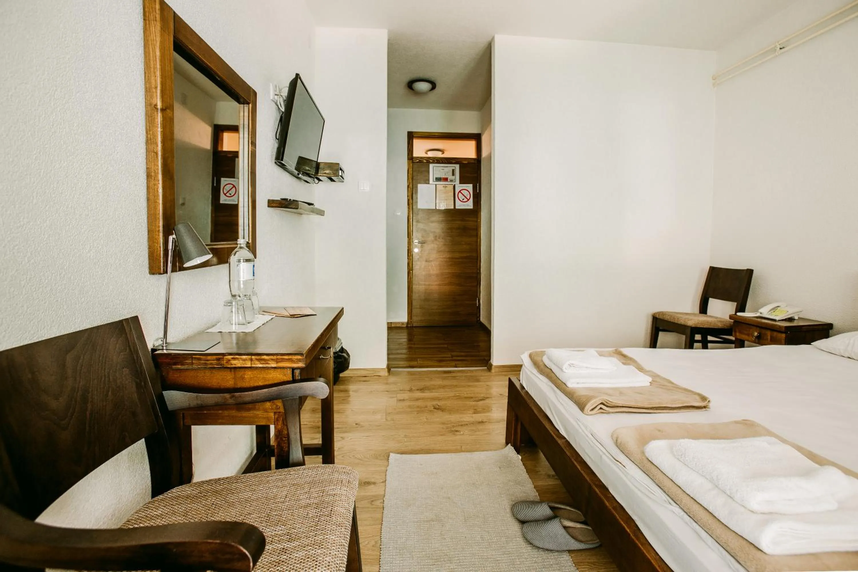 Bedroom, Bed in Restoran sa prenoćištem Gornjak