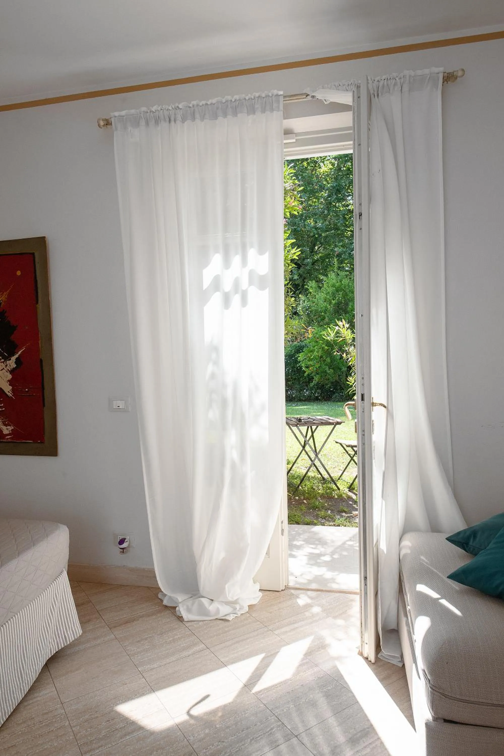 Living room, Bed in Relais Villa Isabel