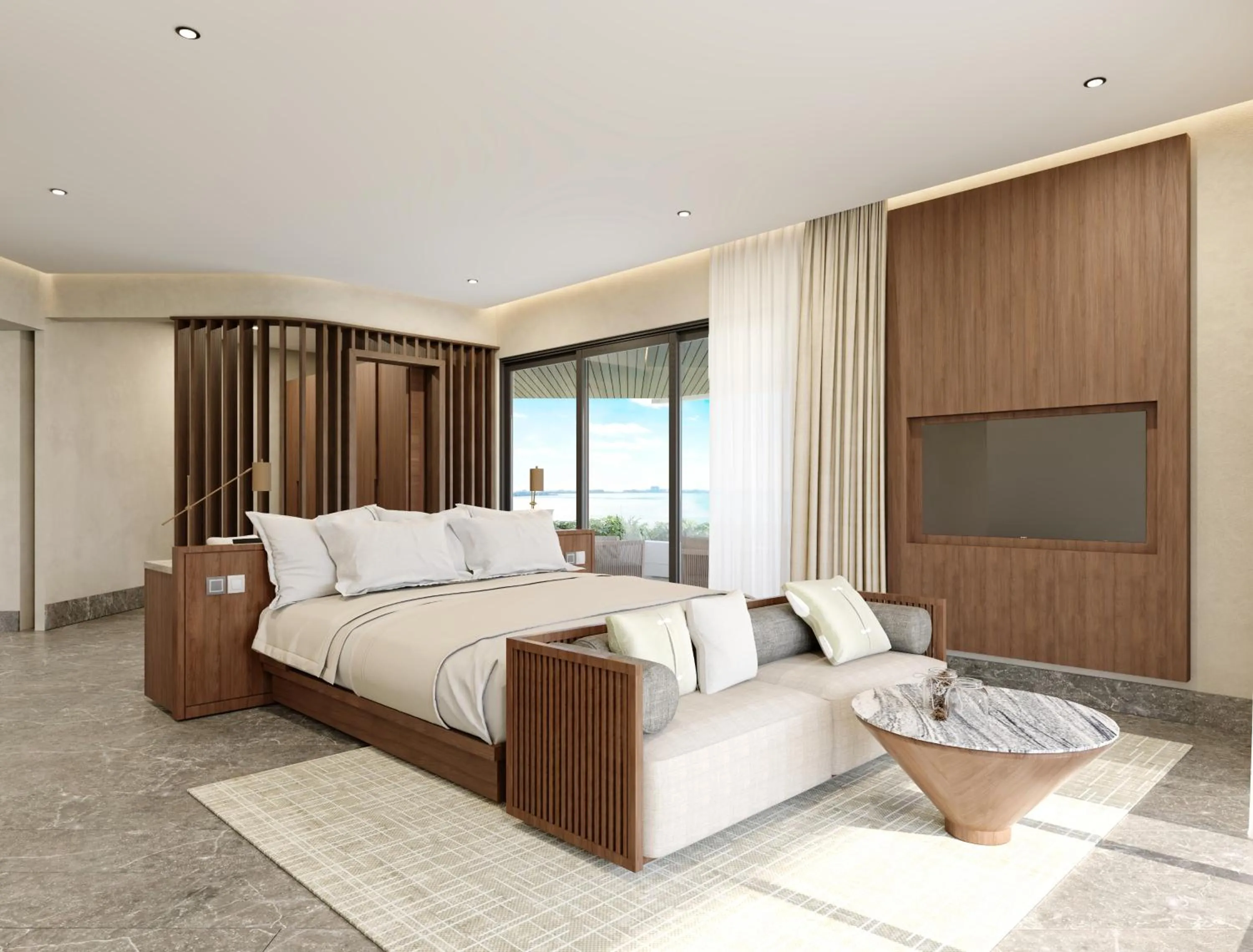 Bed in Secrets Mirabel Cancún Resort & Spa - Grand Opening!