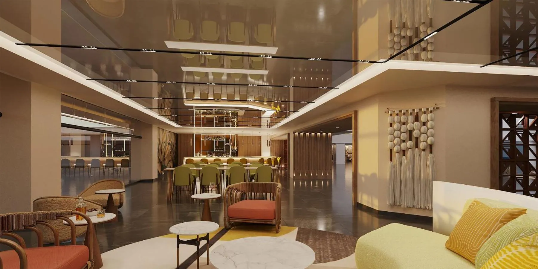 Living room in Secrets Mirabel Cancún Resort & Spa - Grand Opening!