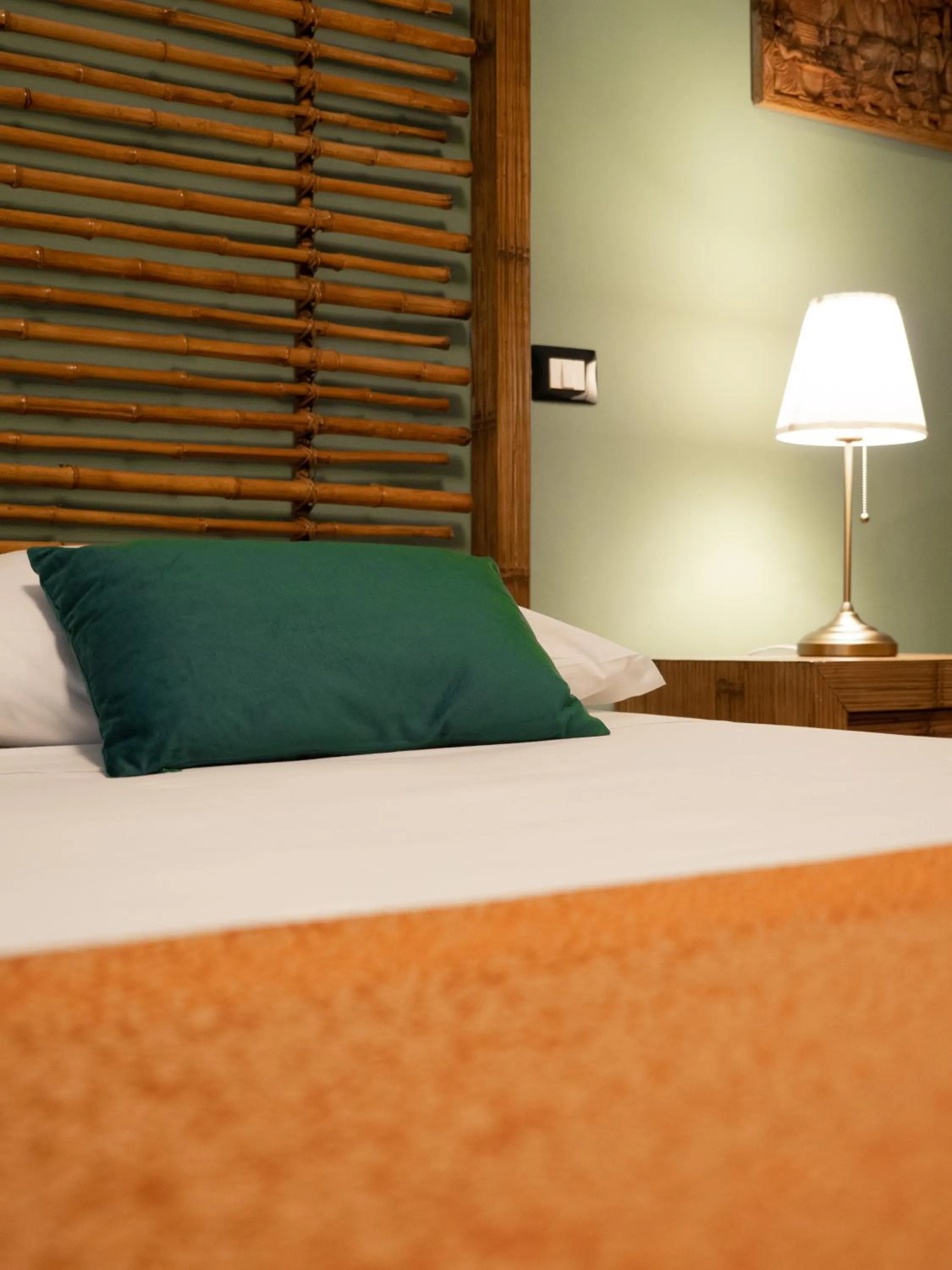 Bed in Kalamarina Rooms