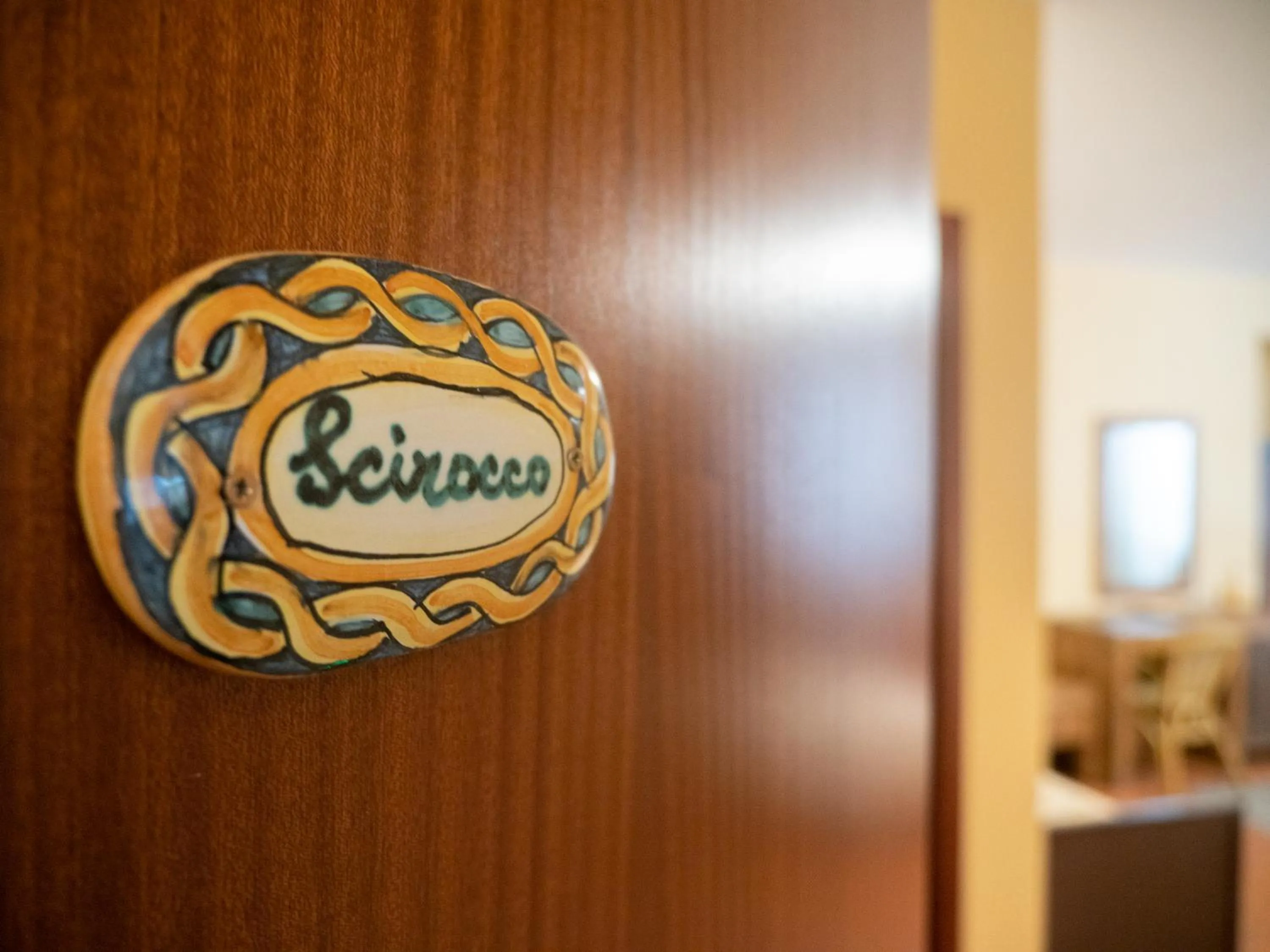 Decorative detail in Kalamarina Rooms