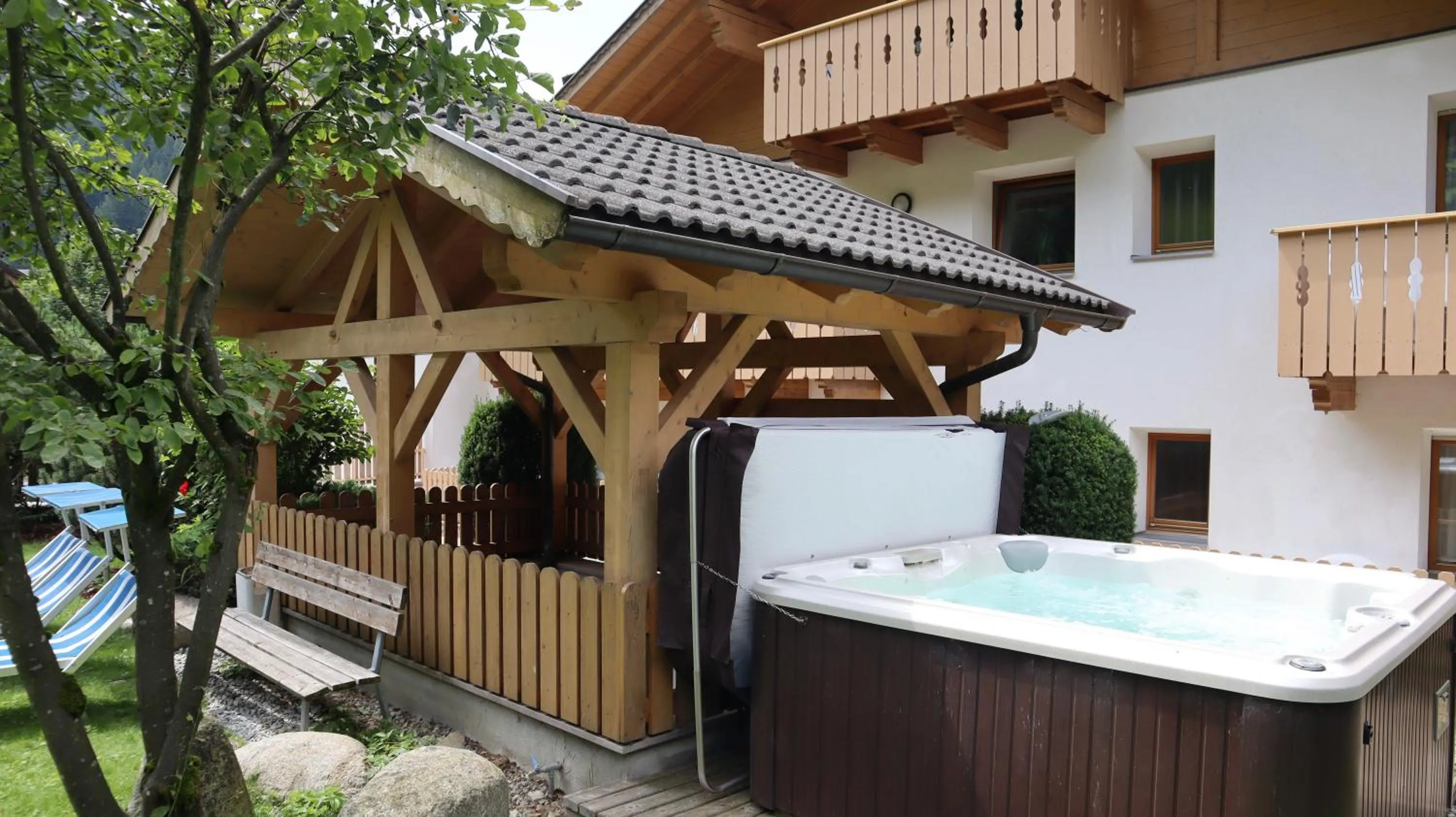 Swimming pool in Almhotel Bergerhof