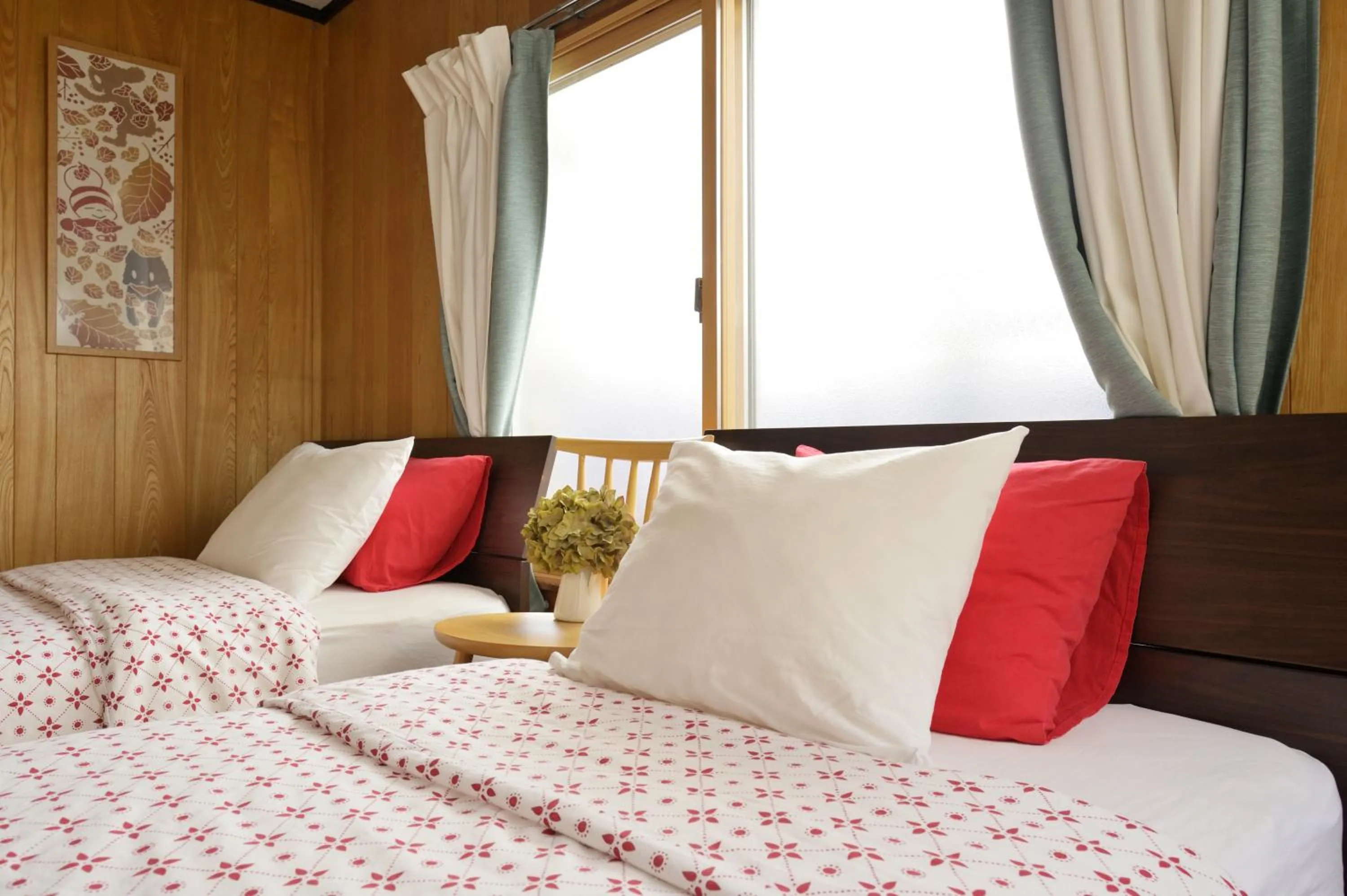 Bed in Konpeito House