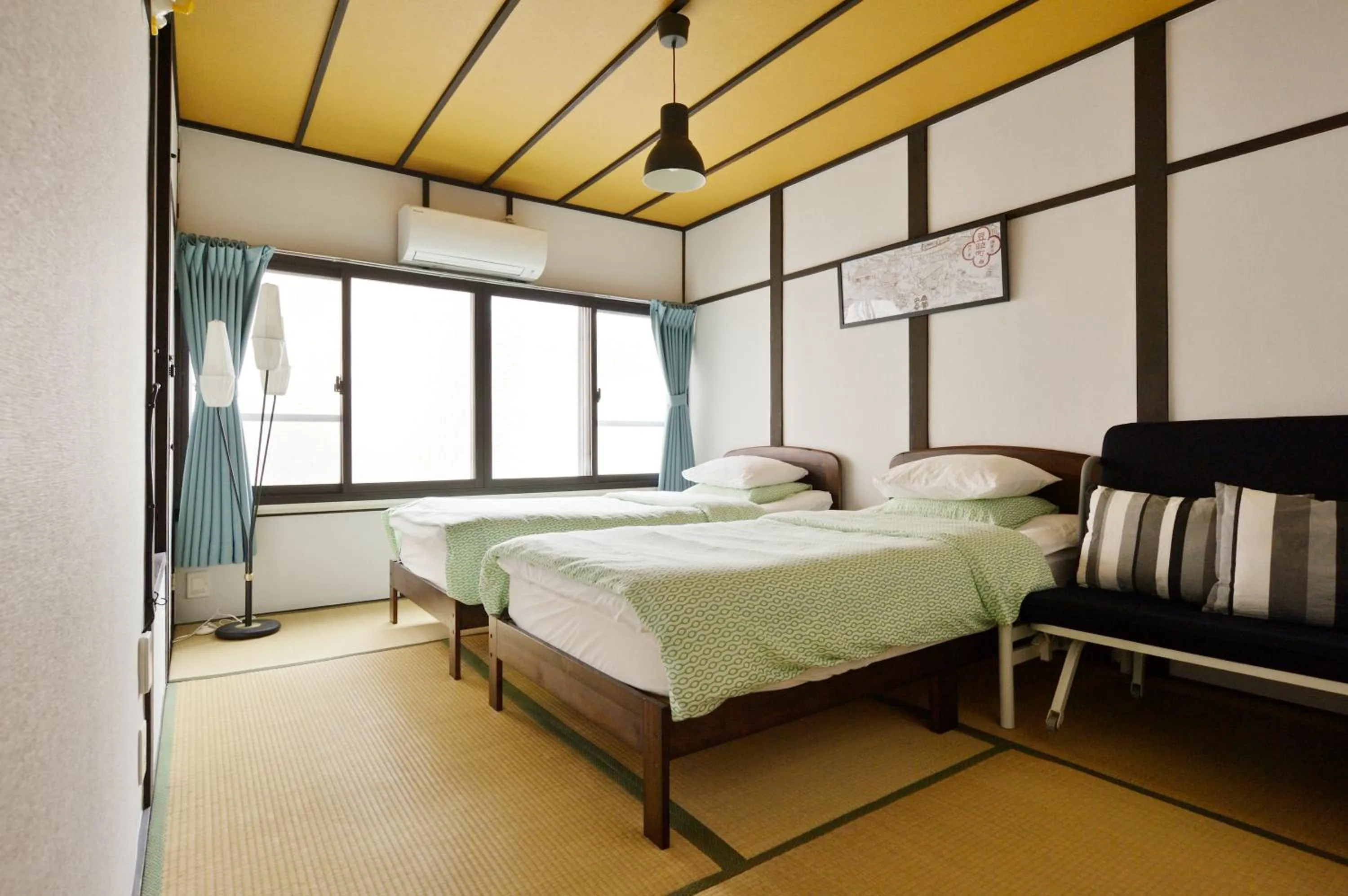 Bed in Konpeito House