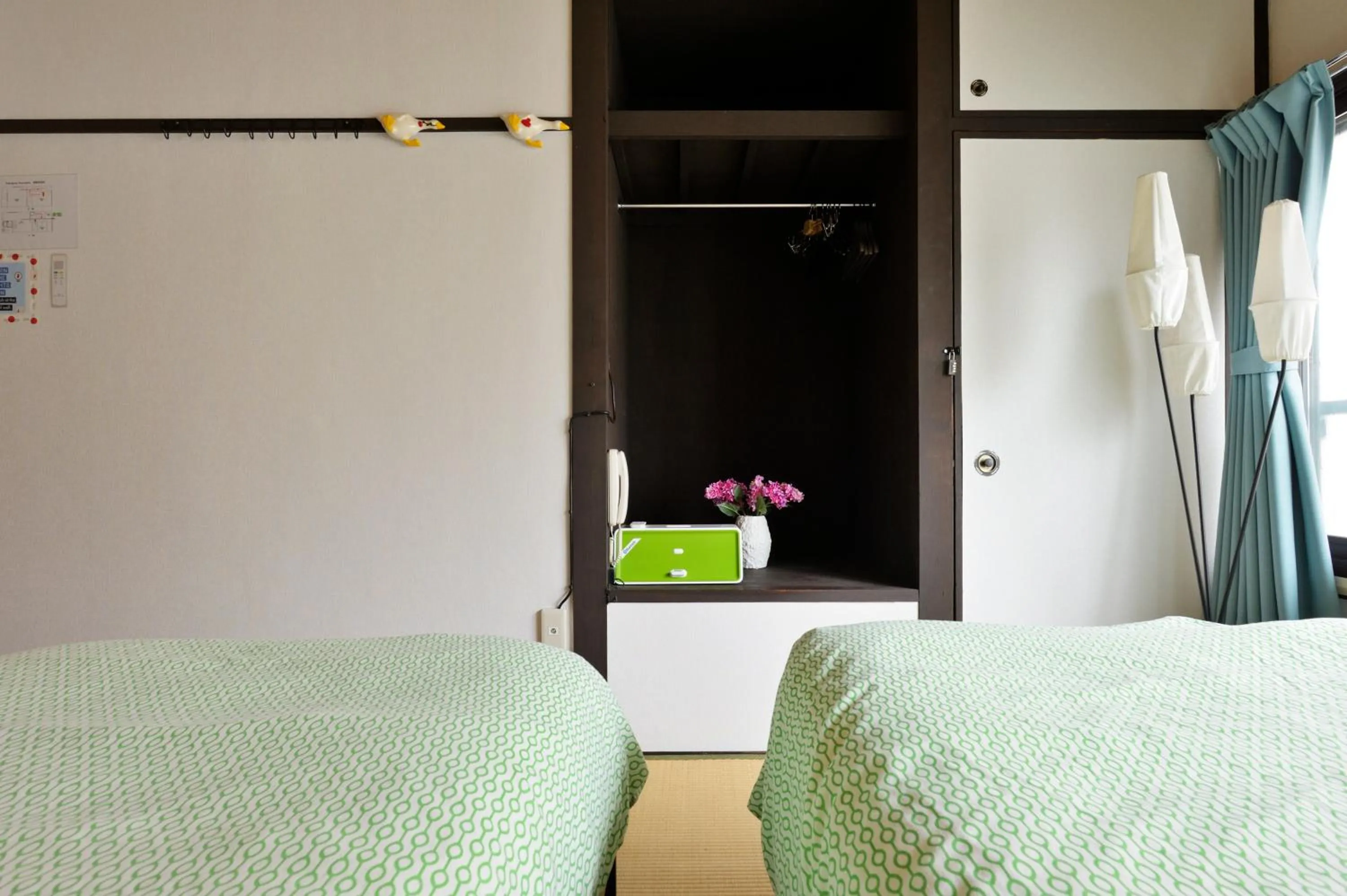 Bed in Konpeito House