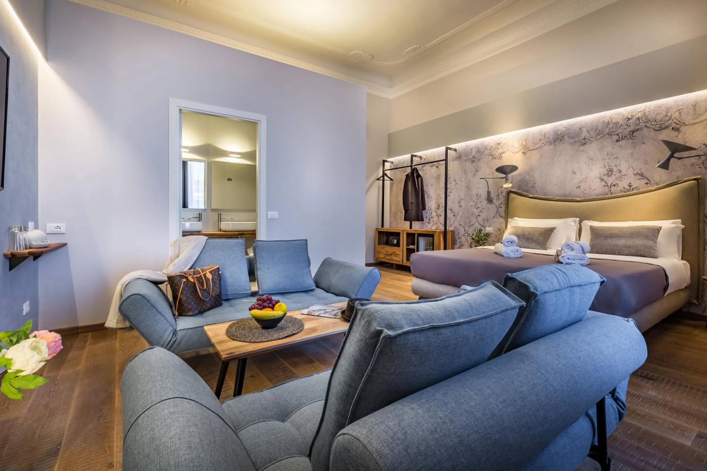 Seating area in Palazzo dei Conti Residenza d'Epoca