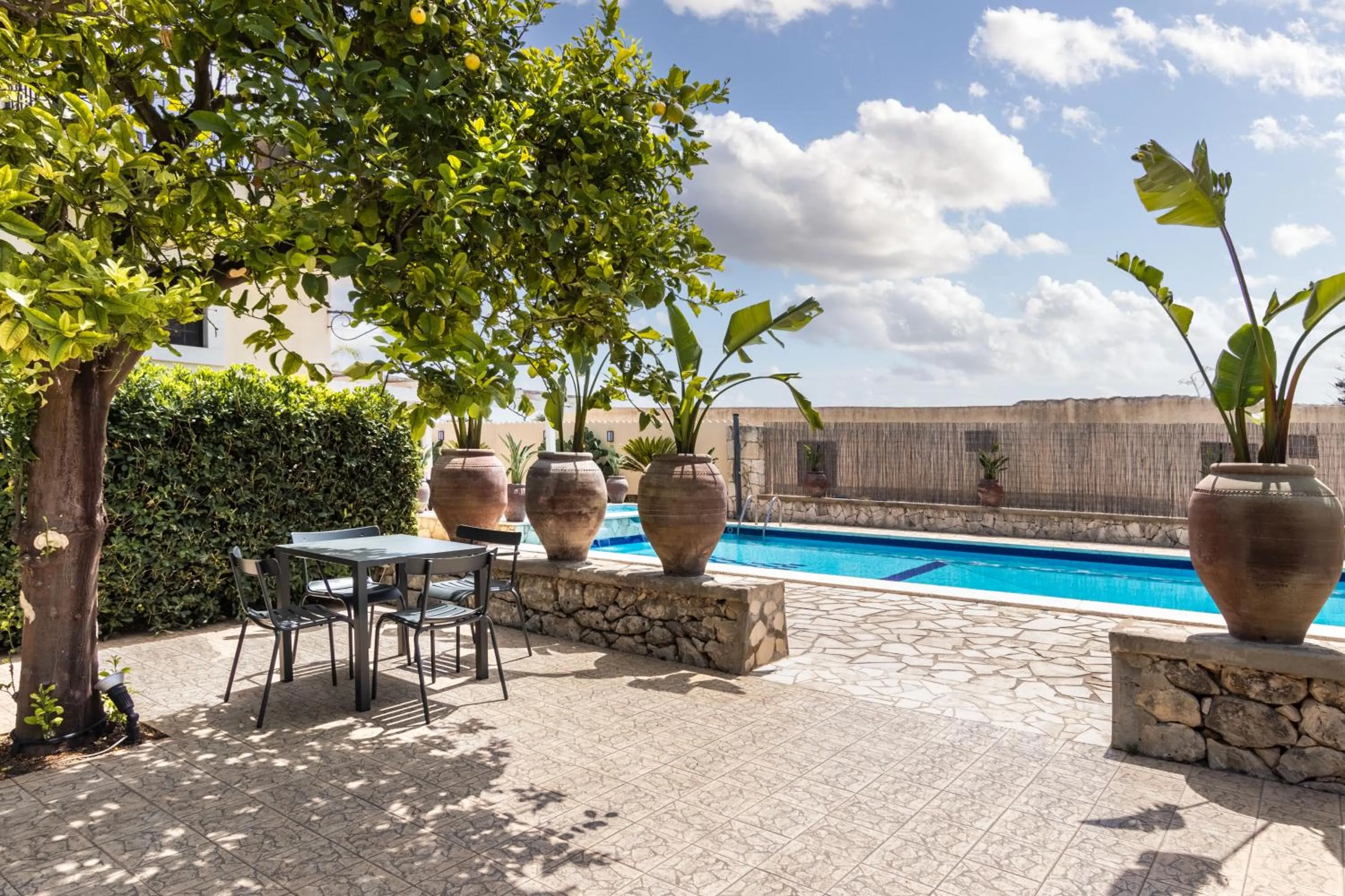 Pool view in Villa Felicia