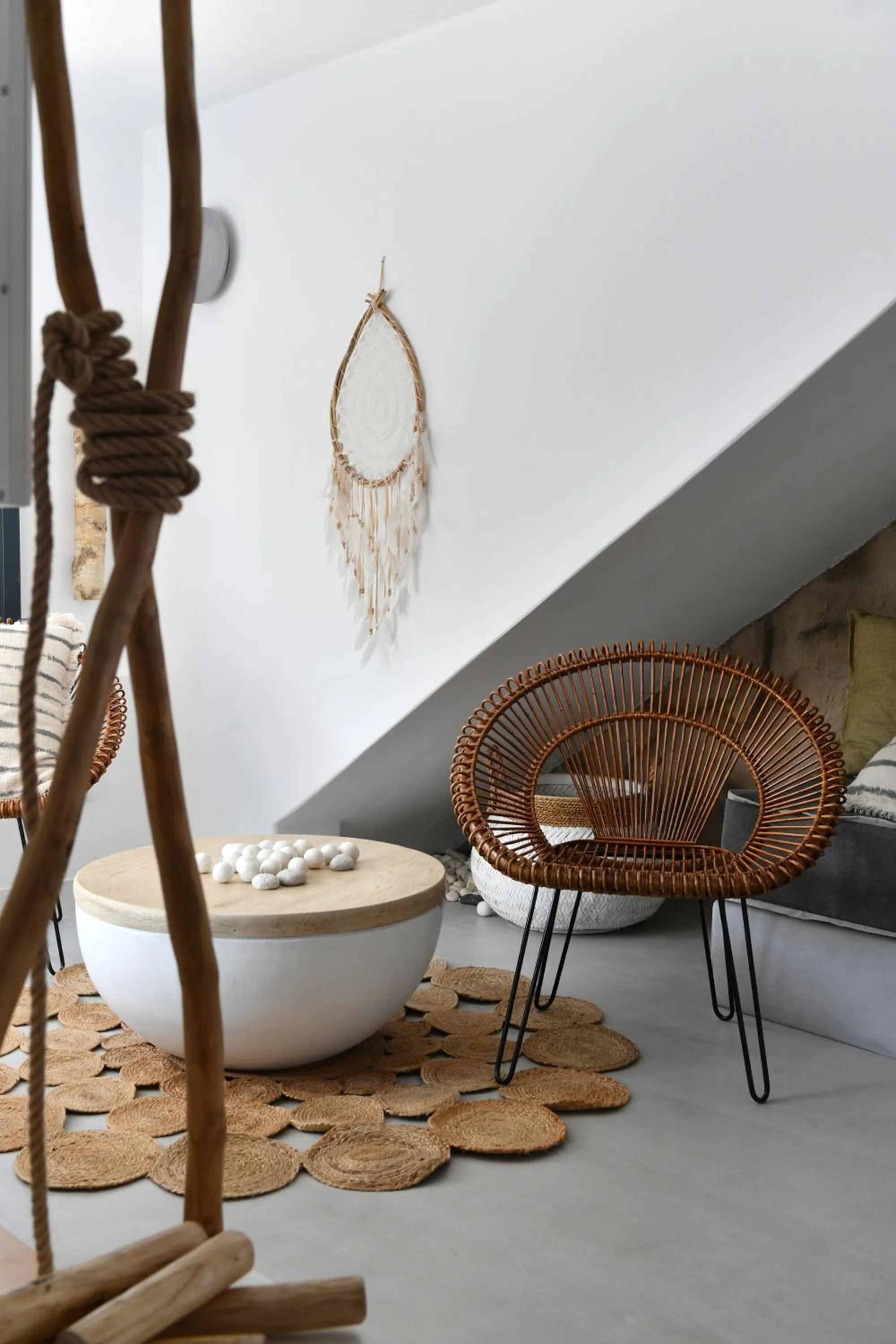 Seating area in Sandaya Luxury Suites