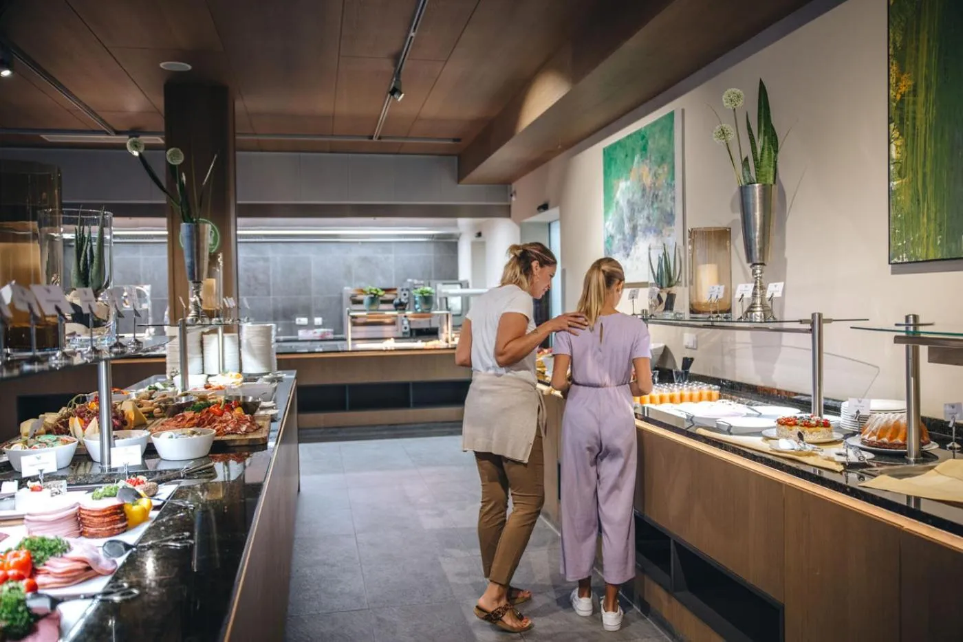 Buffet breakfast in Adler Resort