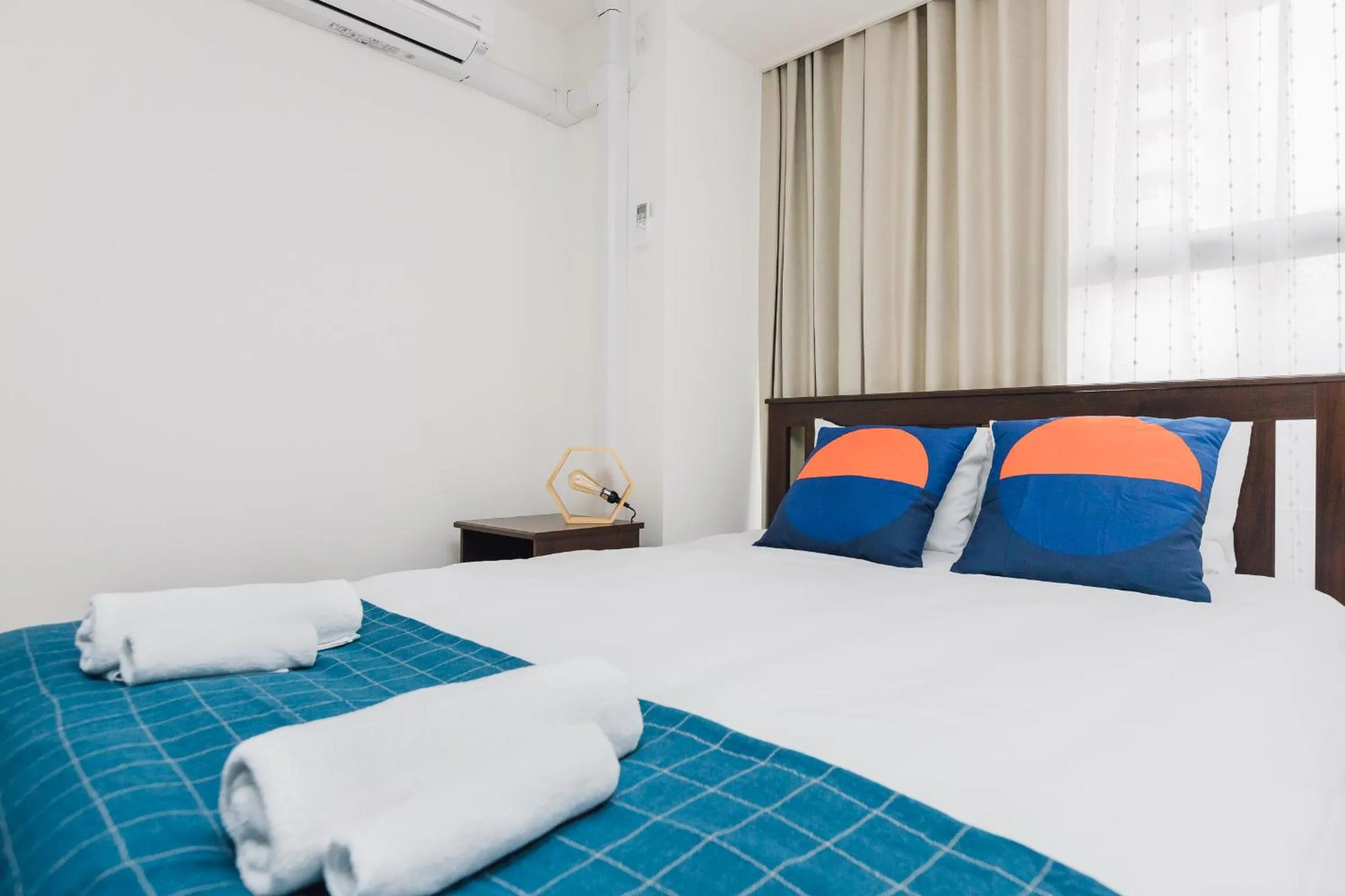 Bed in Higobashi AFP Apartment