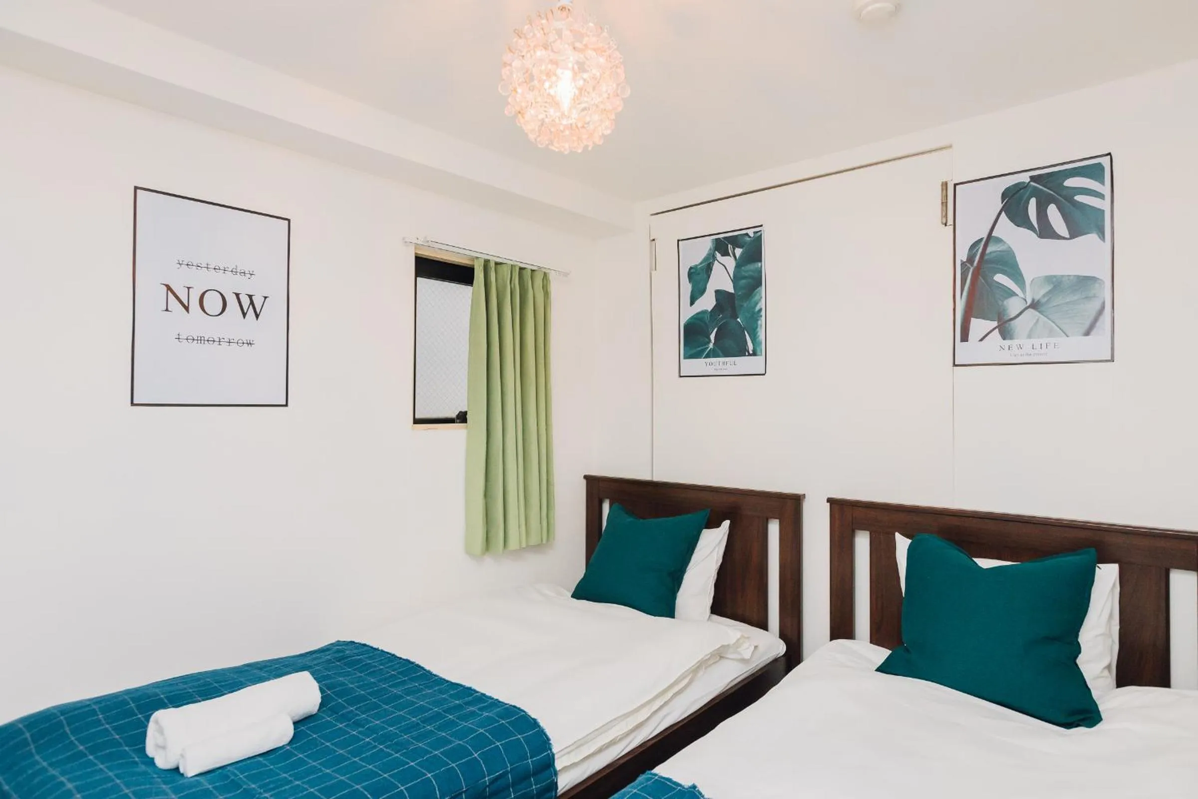 Bed in Higobashi AFP Apartment