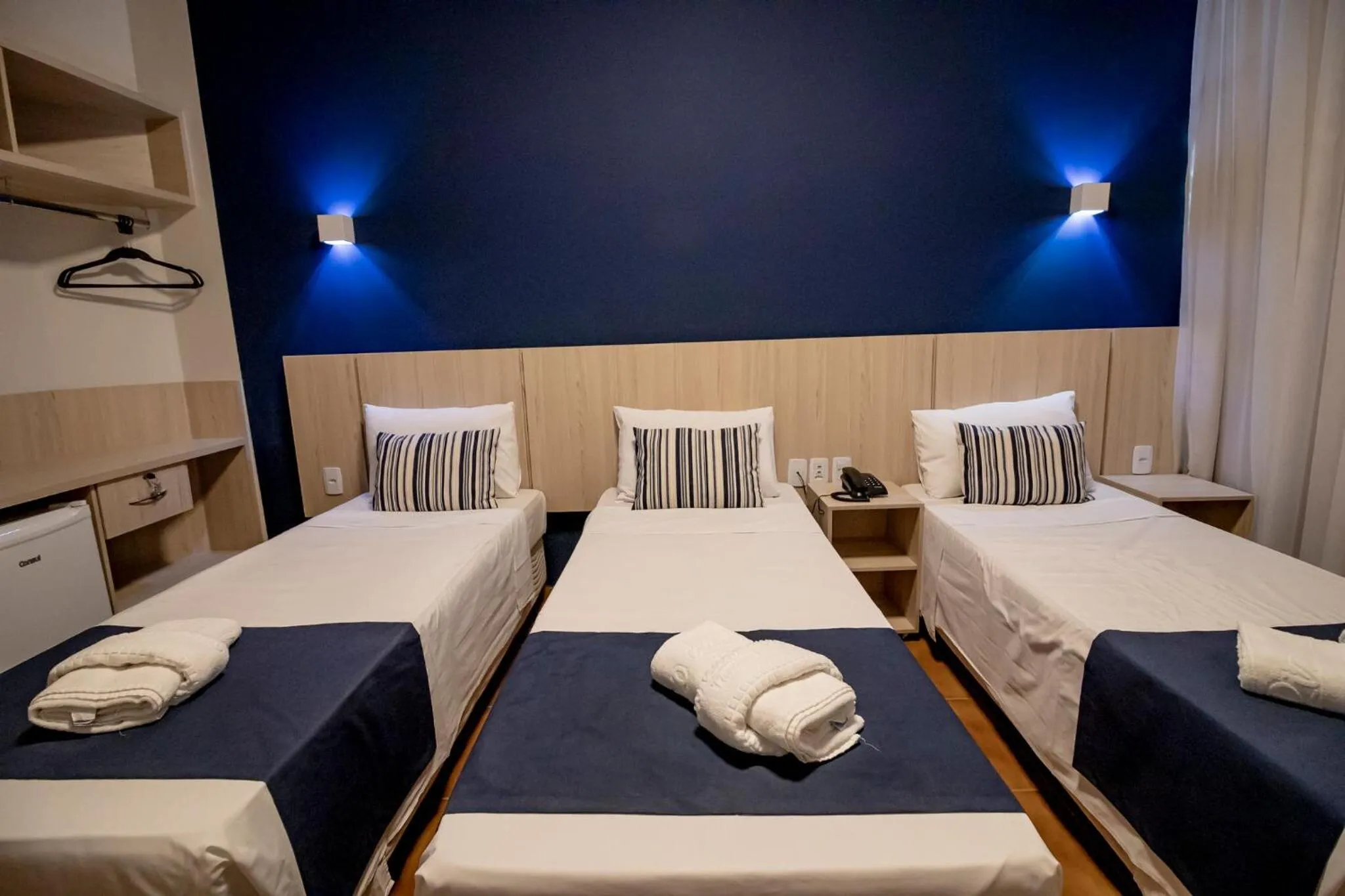 Bed in Rio das Pedras Thermas Hotel