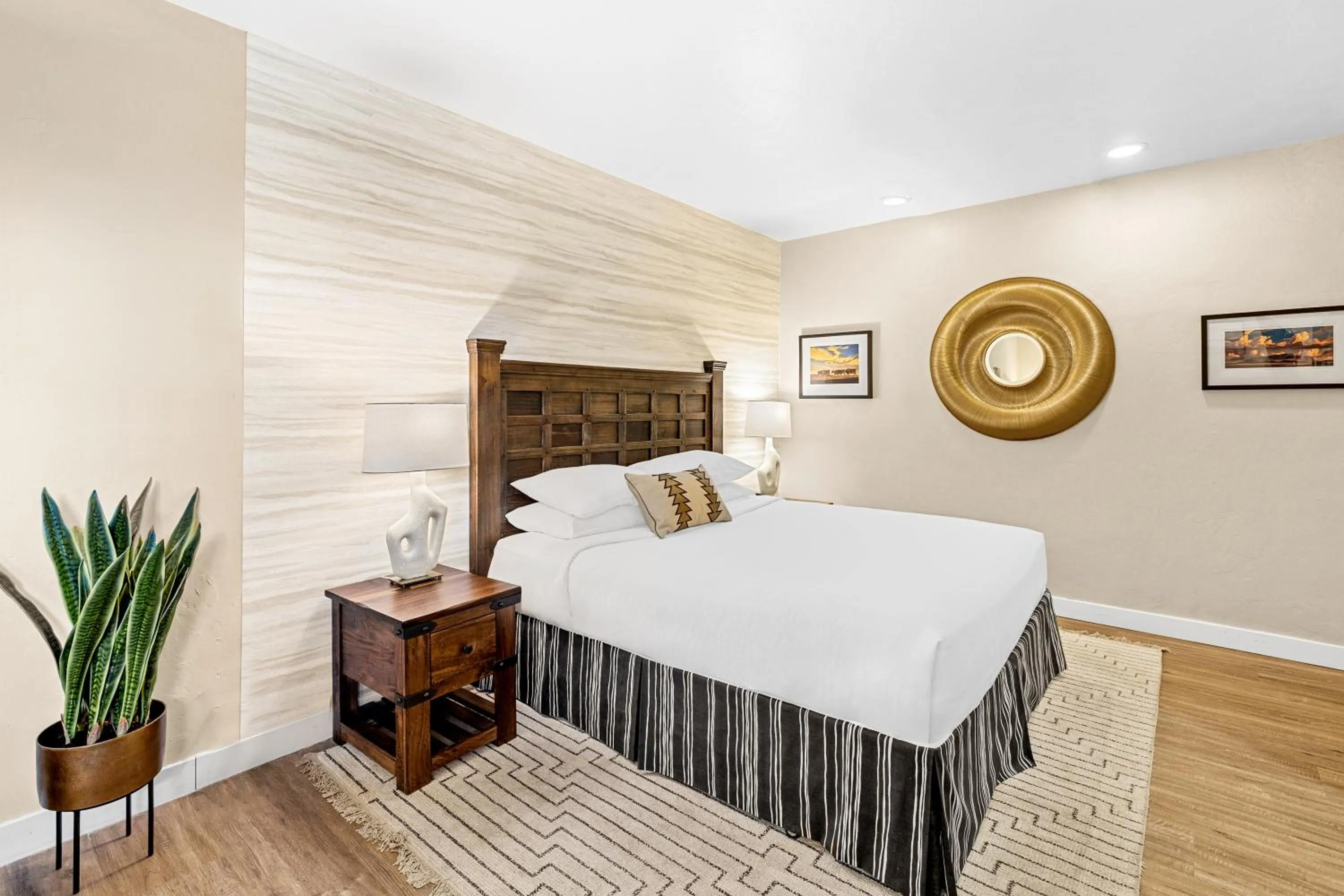 Bed in Lodge On The Desert