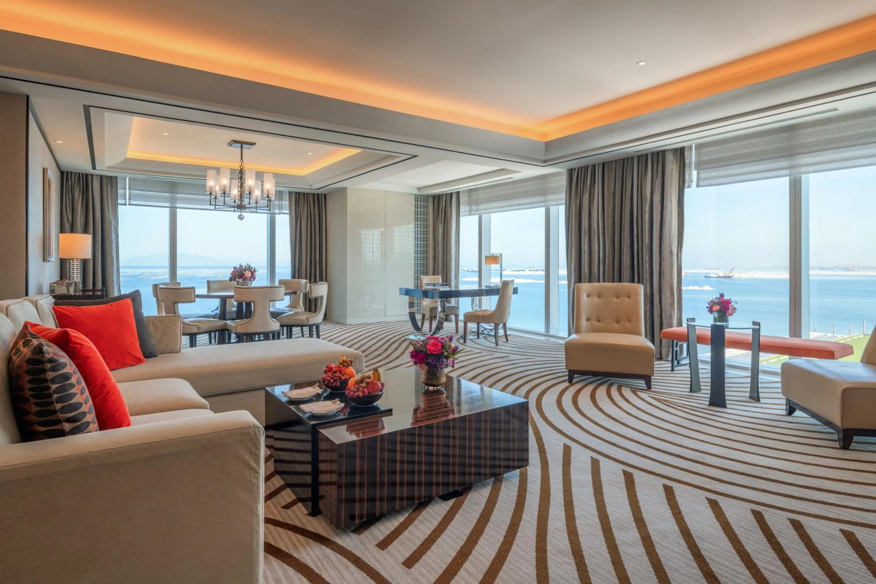 Living room in Solaire Resort Entertainment City