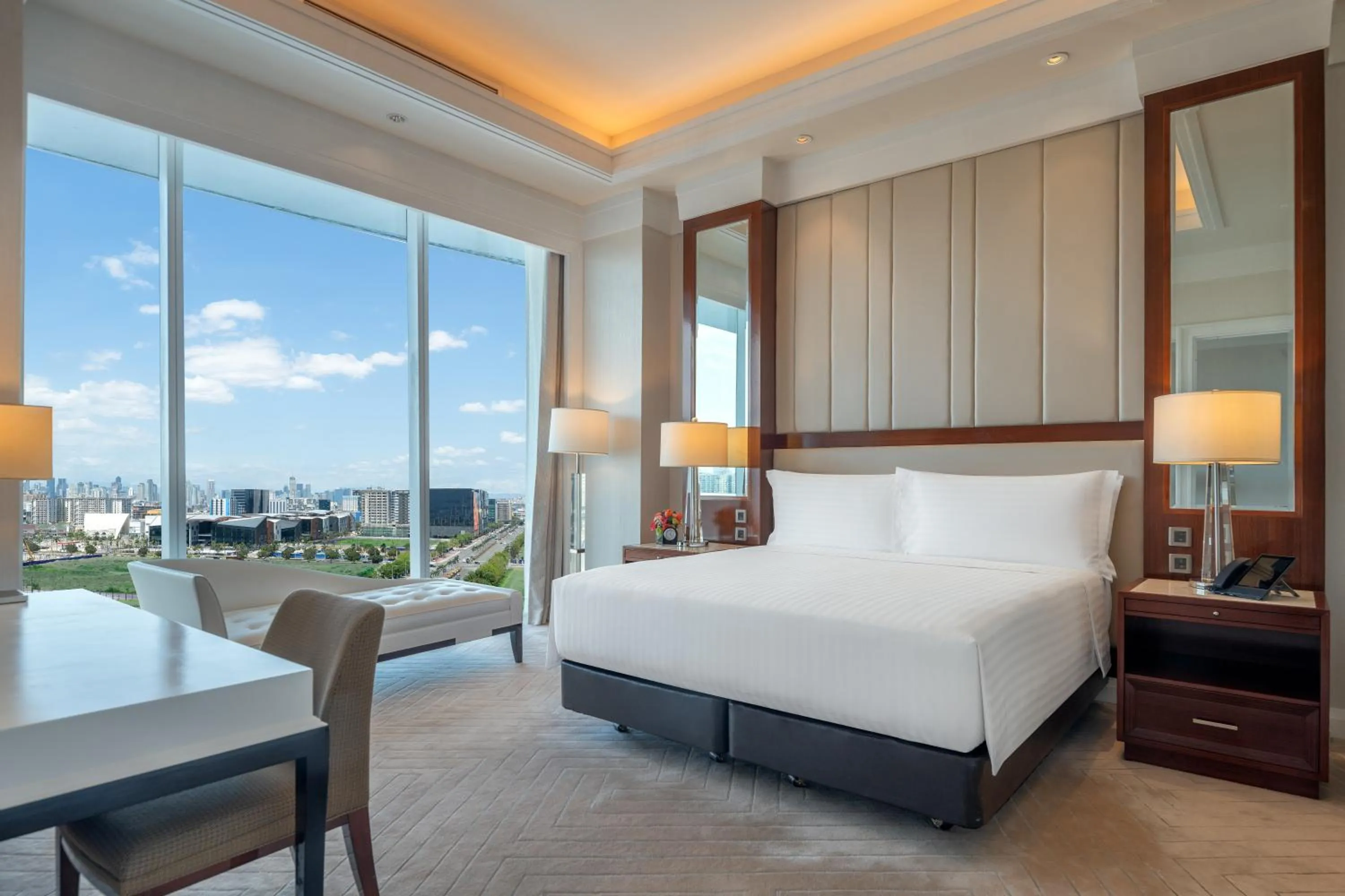 Bed in Solaire Resort Entertainment City