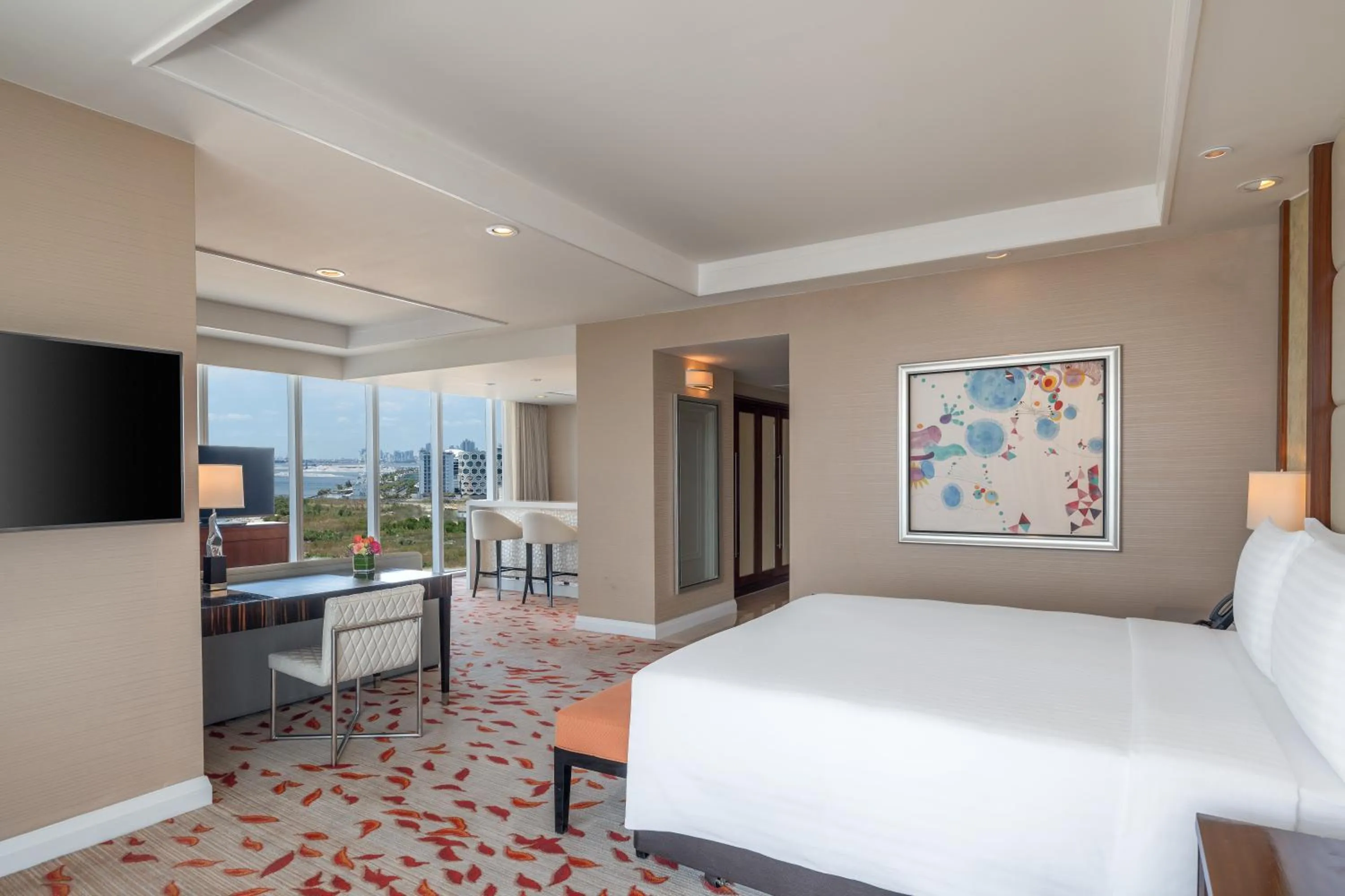 Bed in Solaire Resort Entertainment City