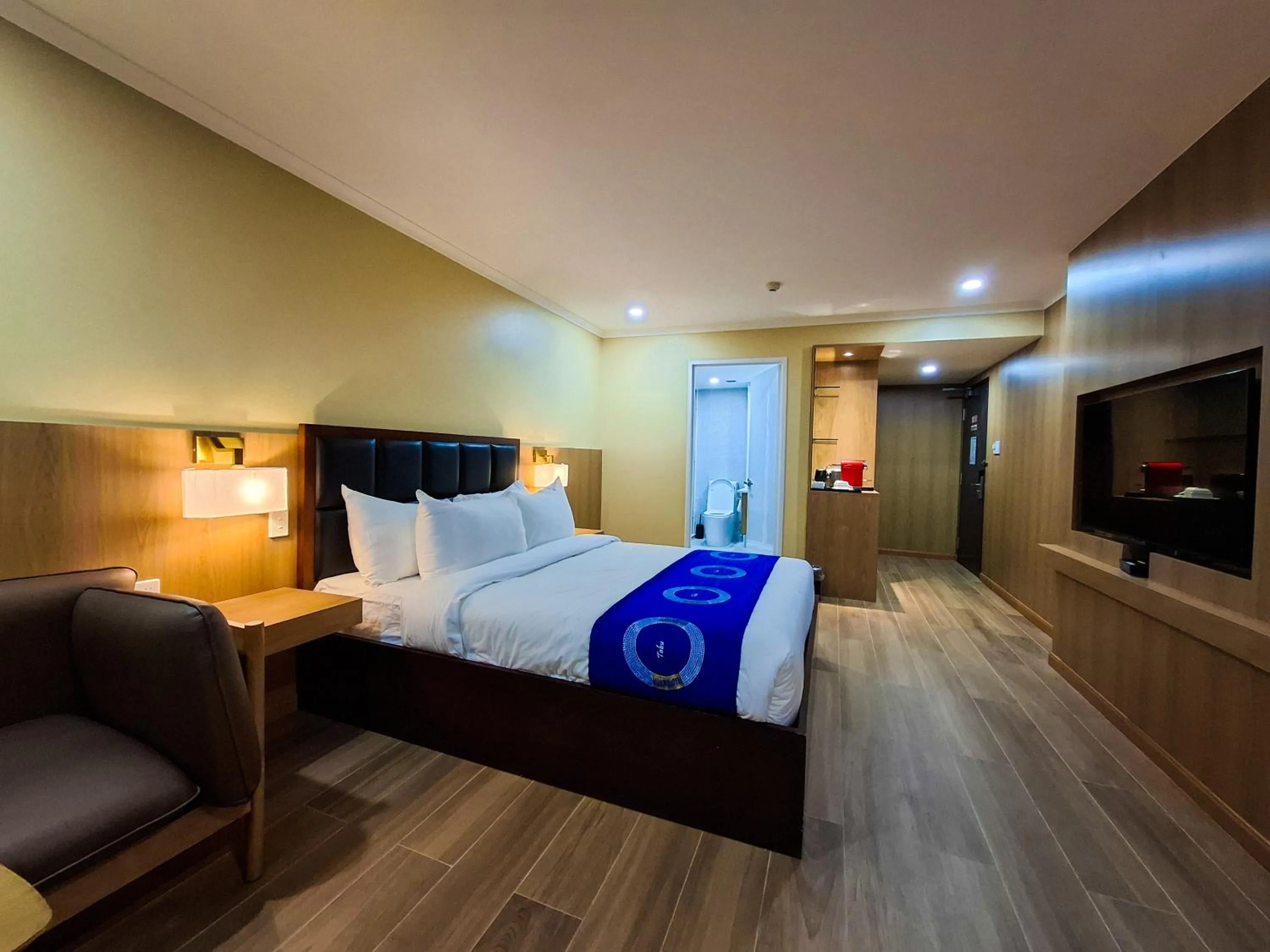 Bed in Gazelle International Hotel