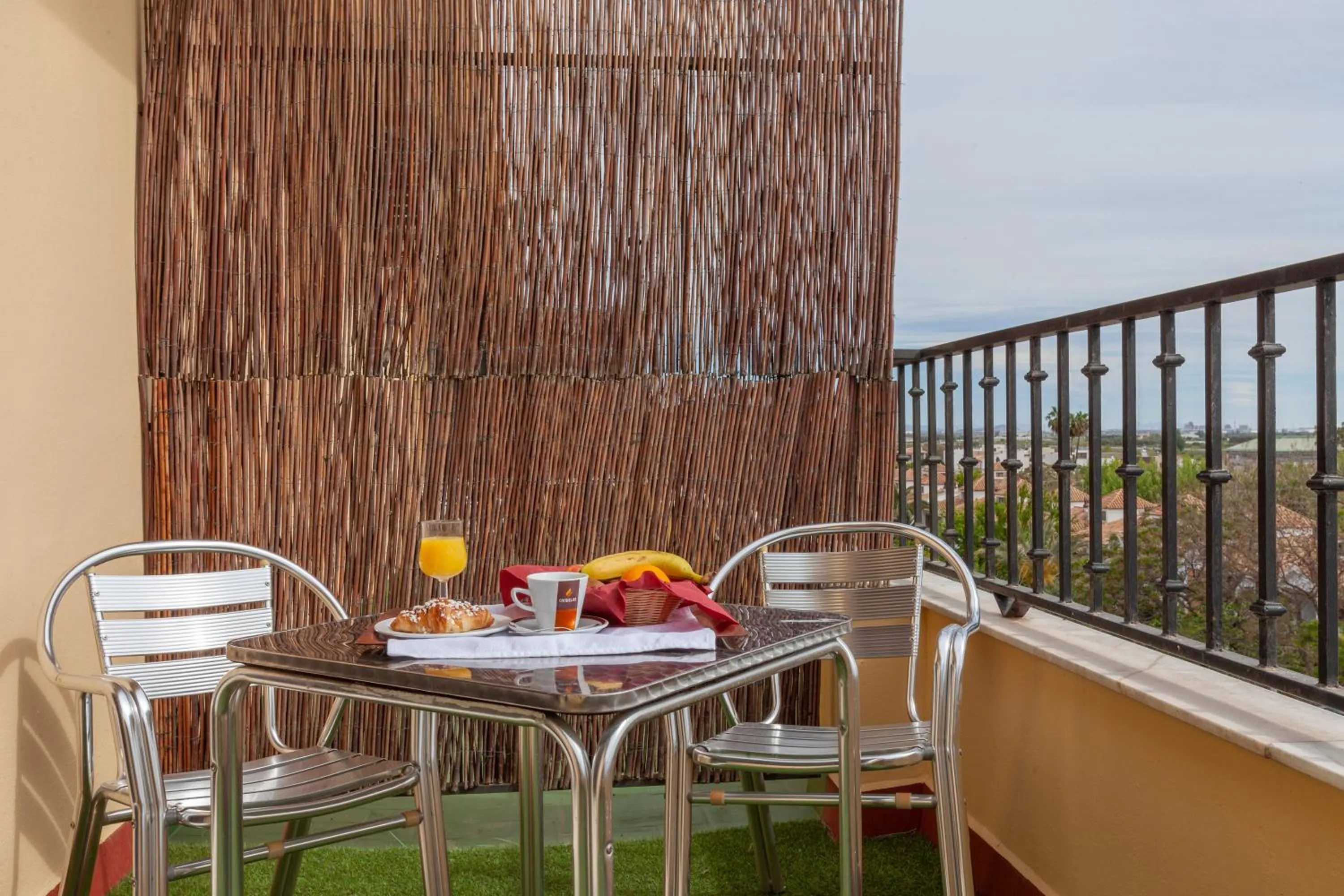 Balcony/Terrace in Hotel Olympia Ronda II