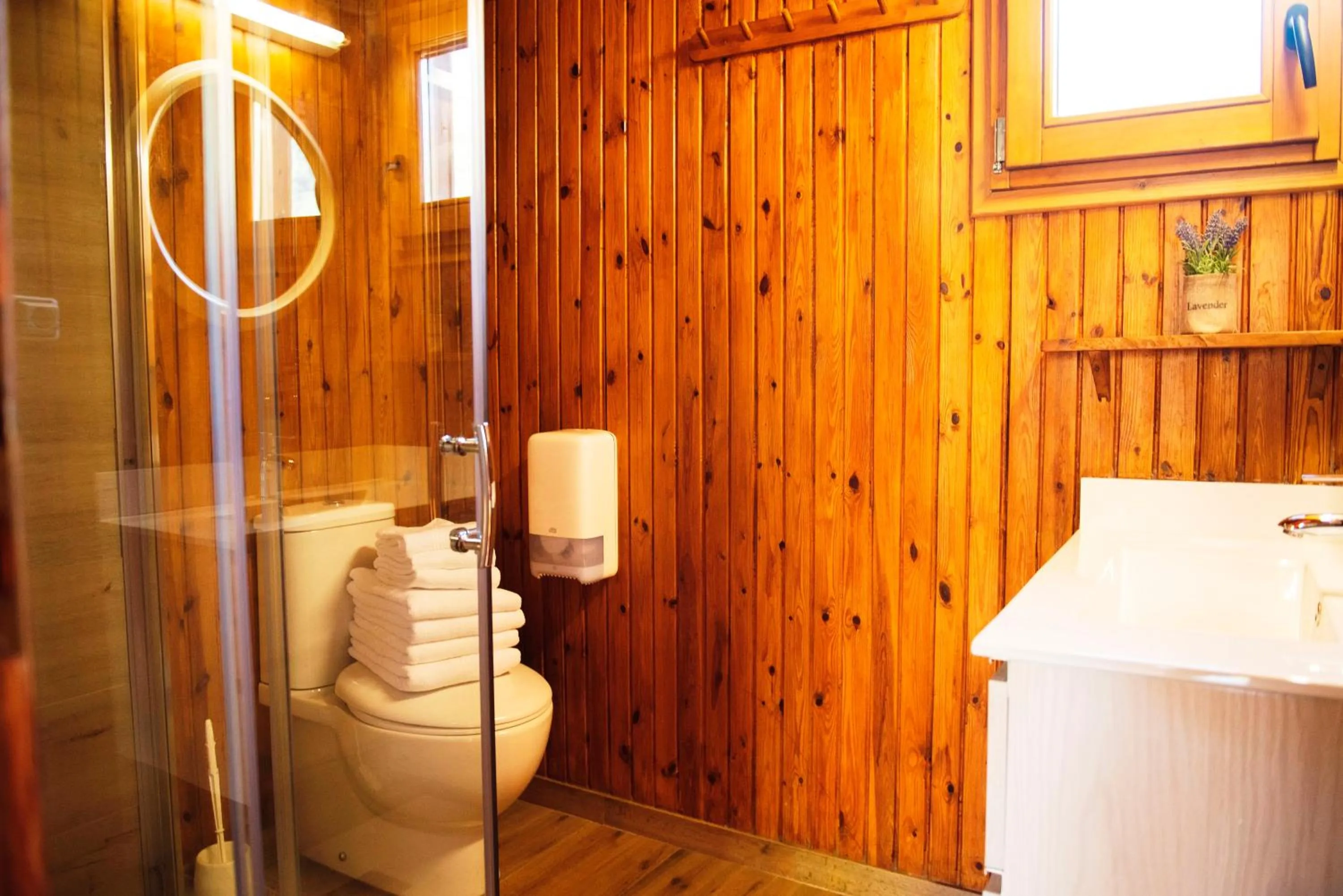 Shower in Aiguestortes Camping Resort