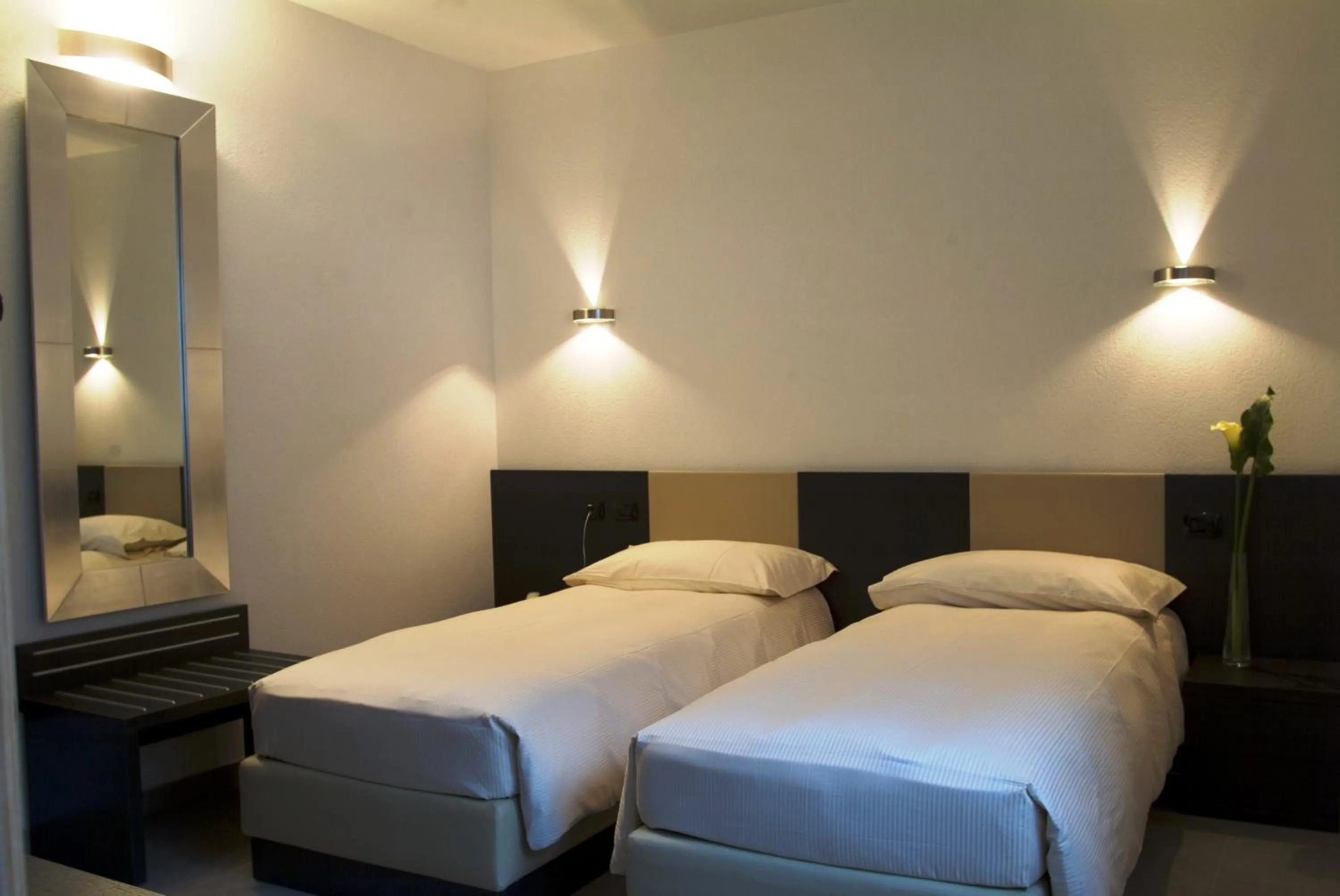 Bed in Hotel San Lorenzo Chiavenna