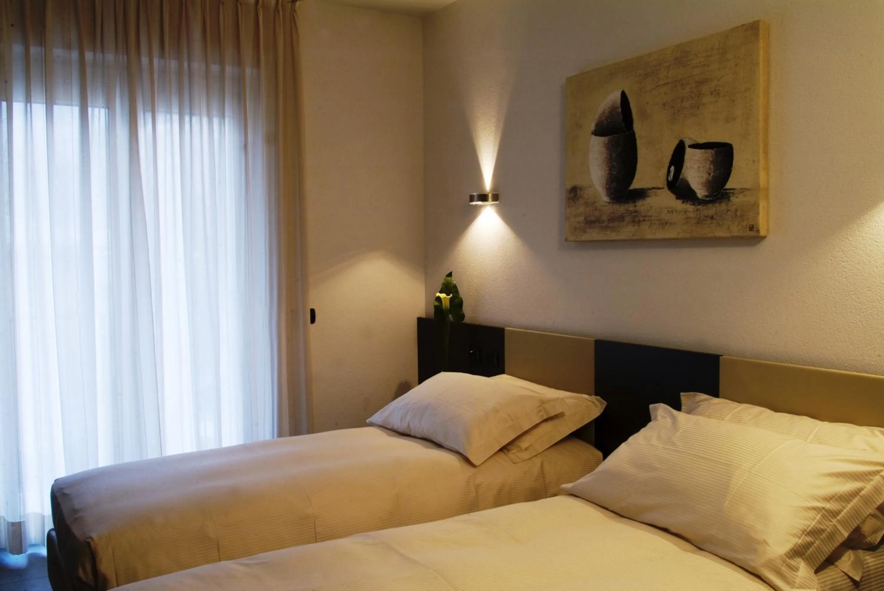 Bed in Hotel San Lorenzo Chiavenna