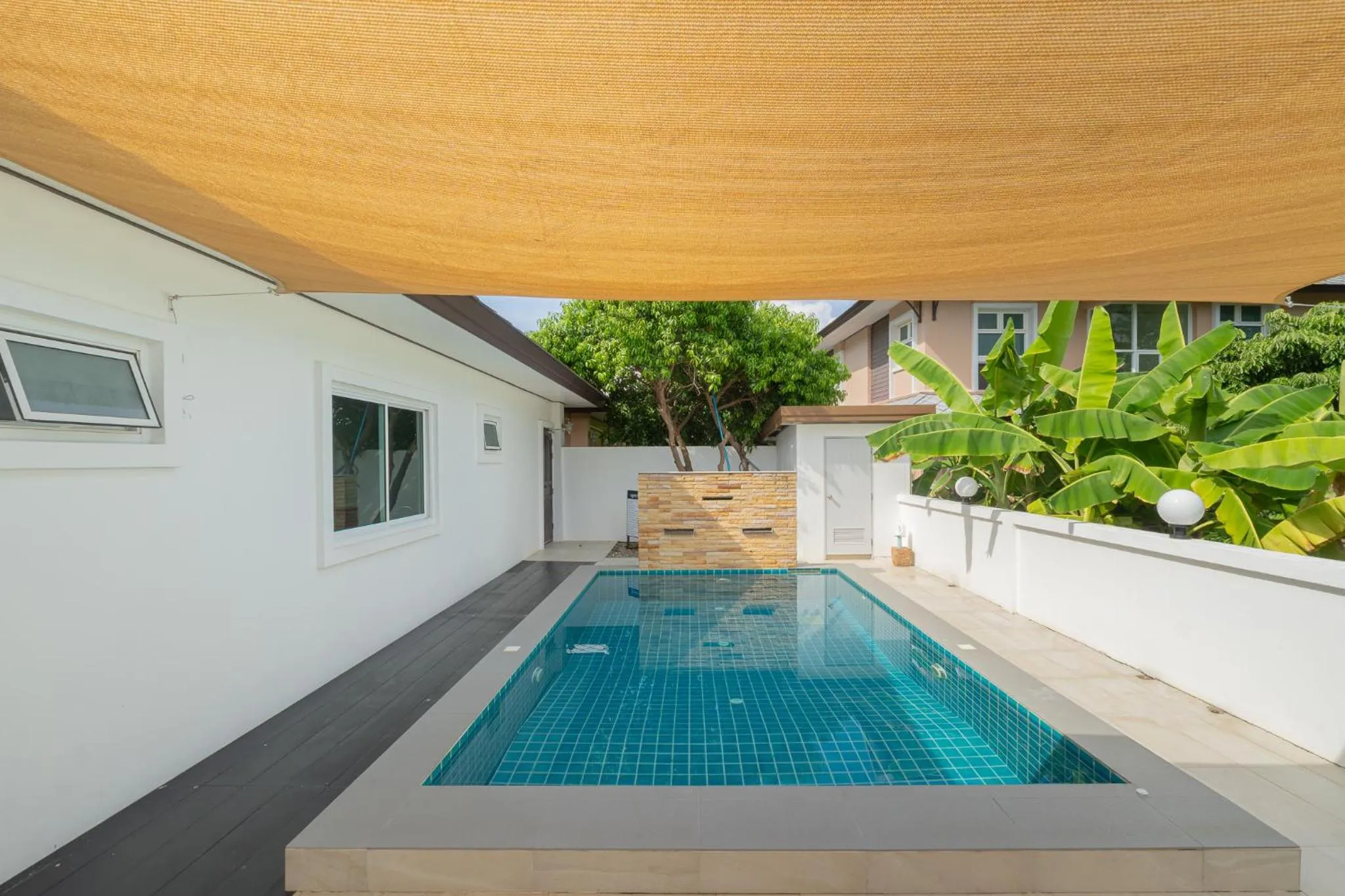 Pool view in Baan Faa Talaychan Resort