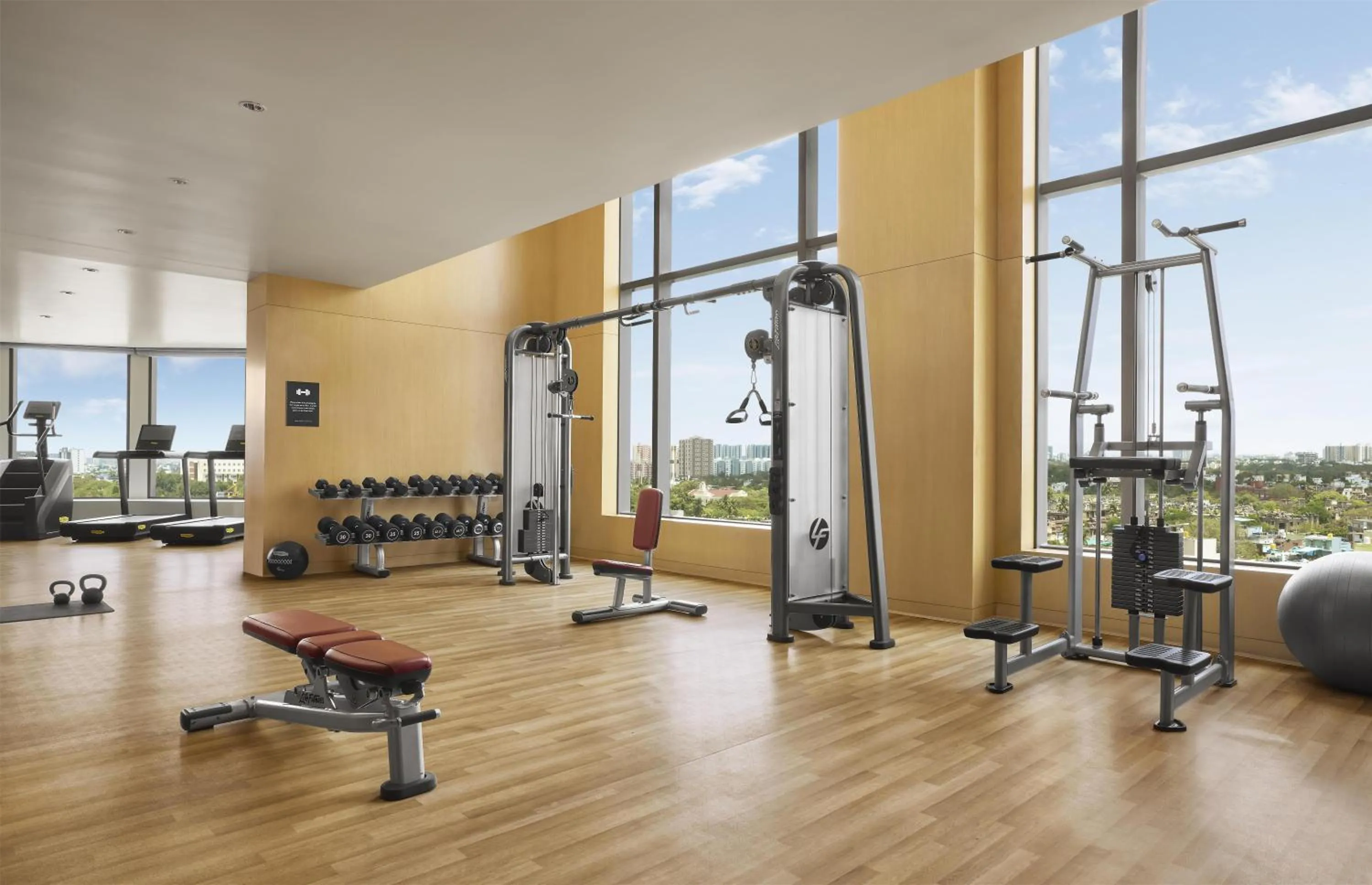 Fitness centre/facilities in Park Hyatt Chennai