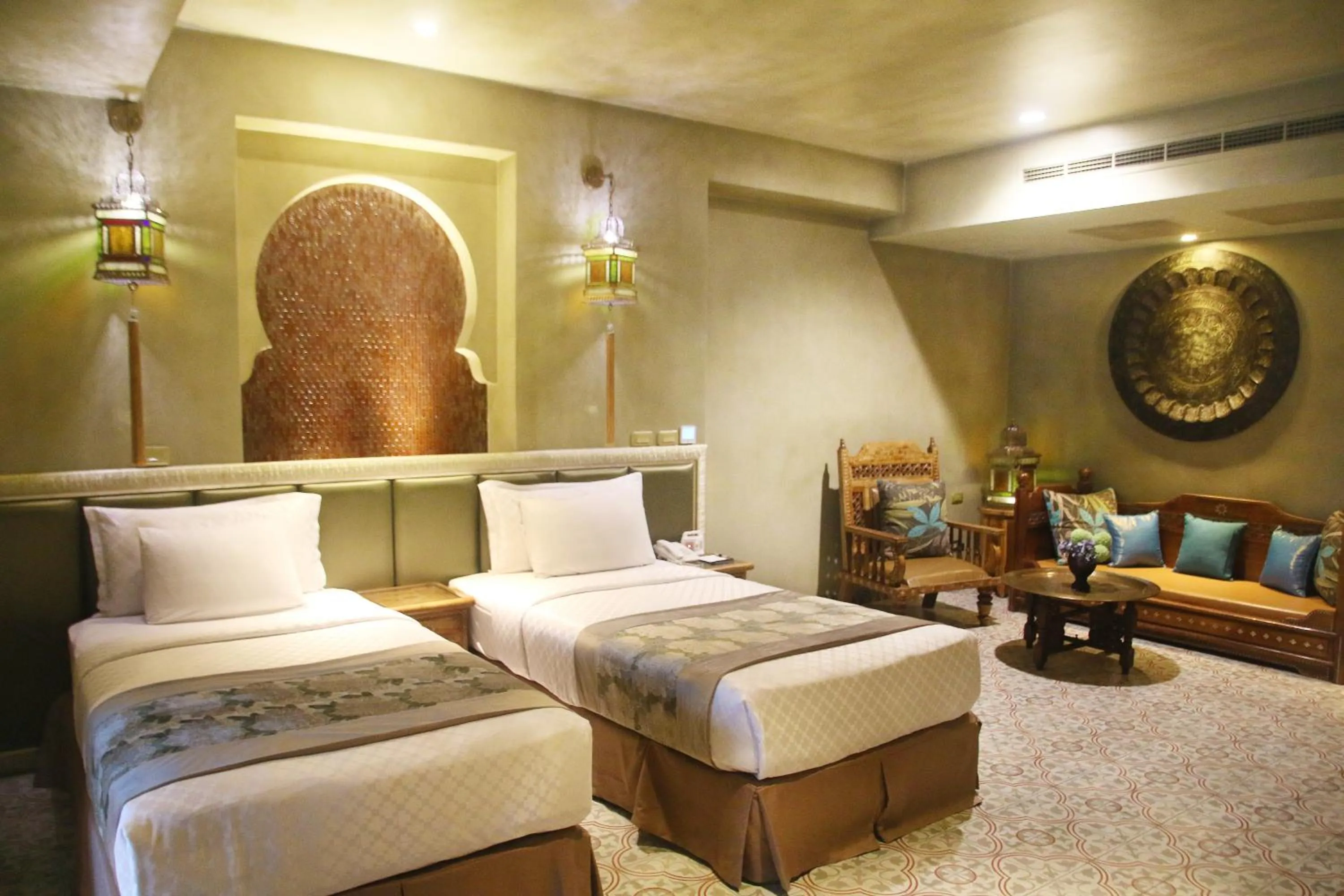 Bed in Kenting Amanda Hotel