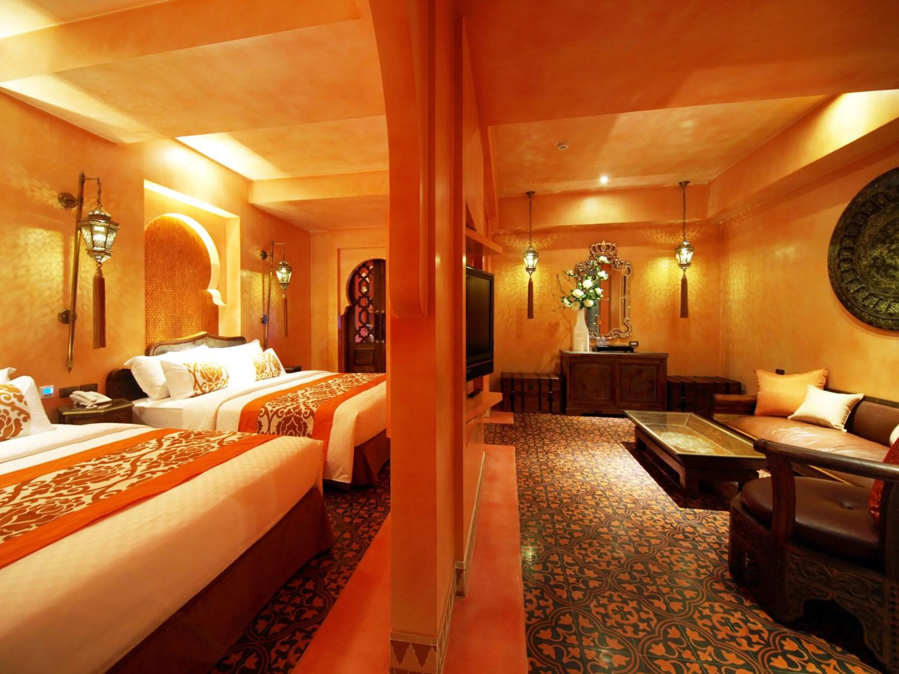 Bed in Kenting Amanda Hotel