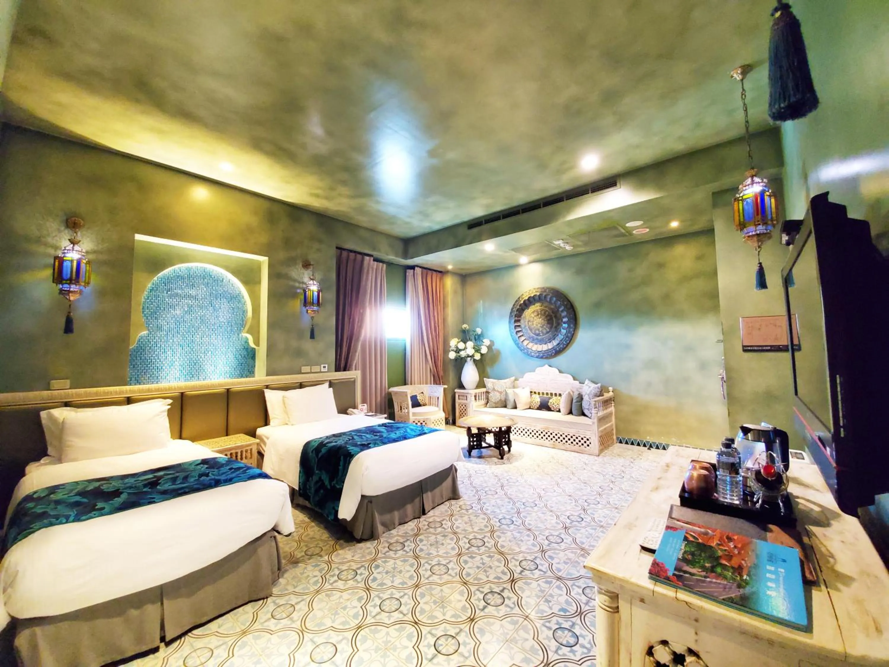 Bed in Kenting Amanda Hotel